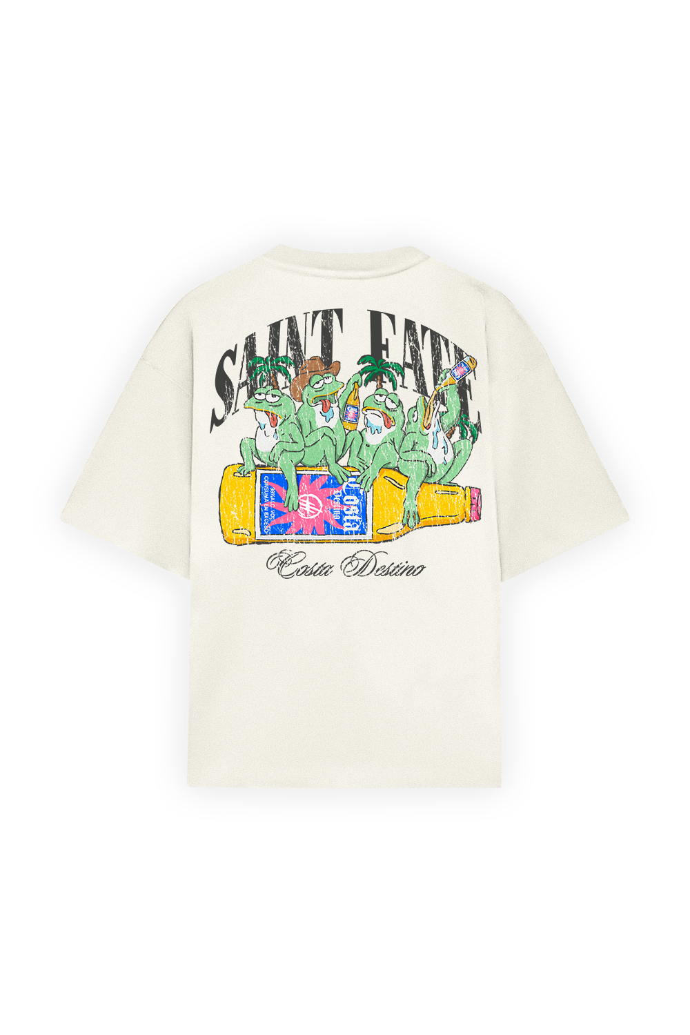 Drunk Frogs Tee Ivory