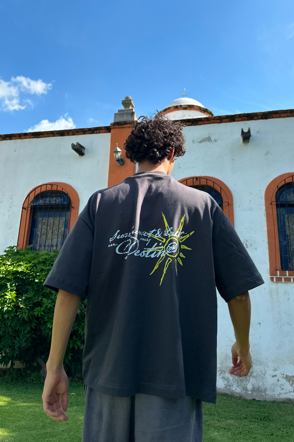 Tanned Donkey Tee Oxford Grey