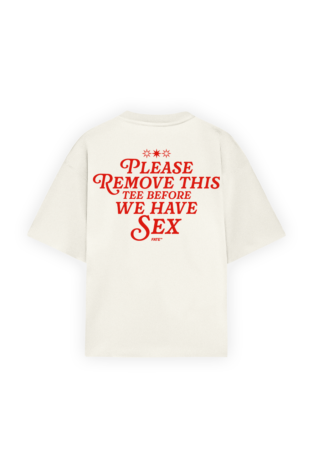 Please Remove This Tee Ivory