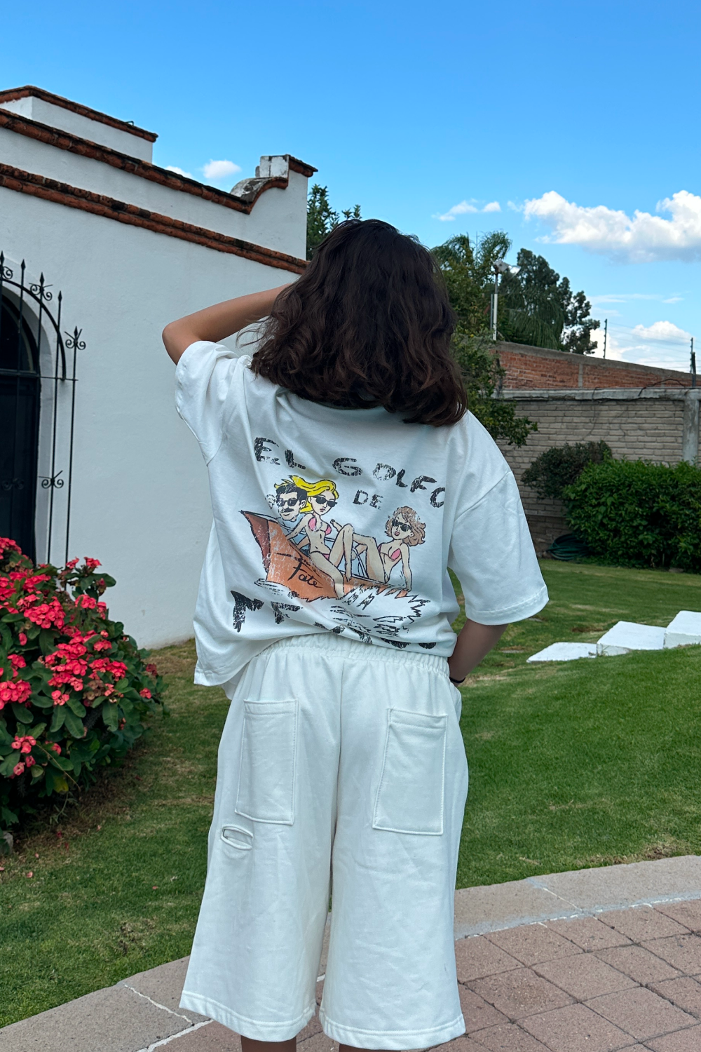 Golfo de Mexico Tee Ivory