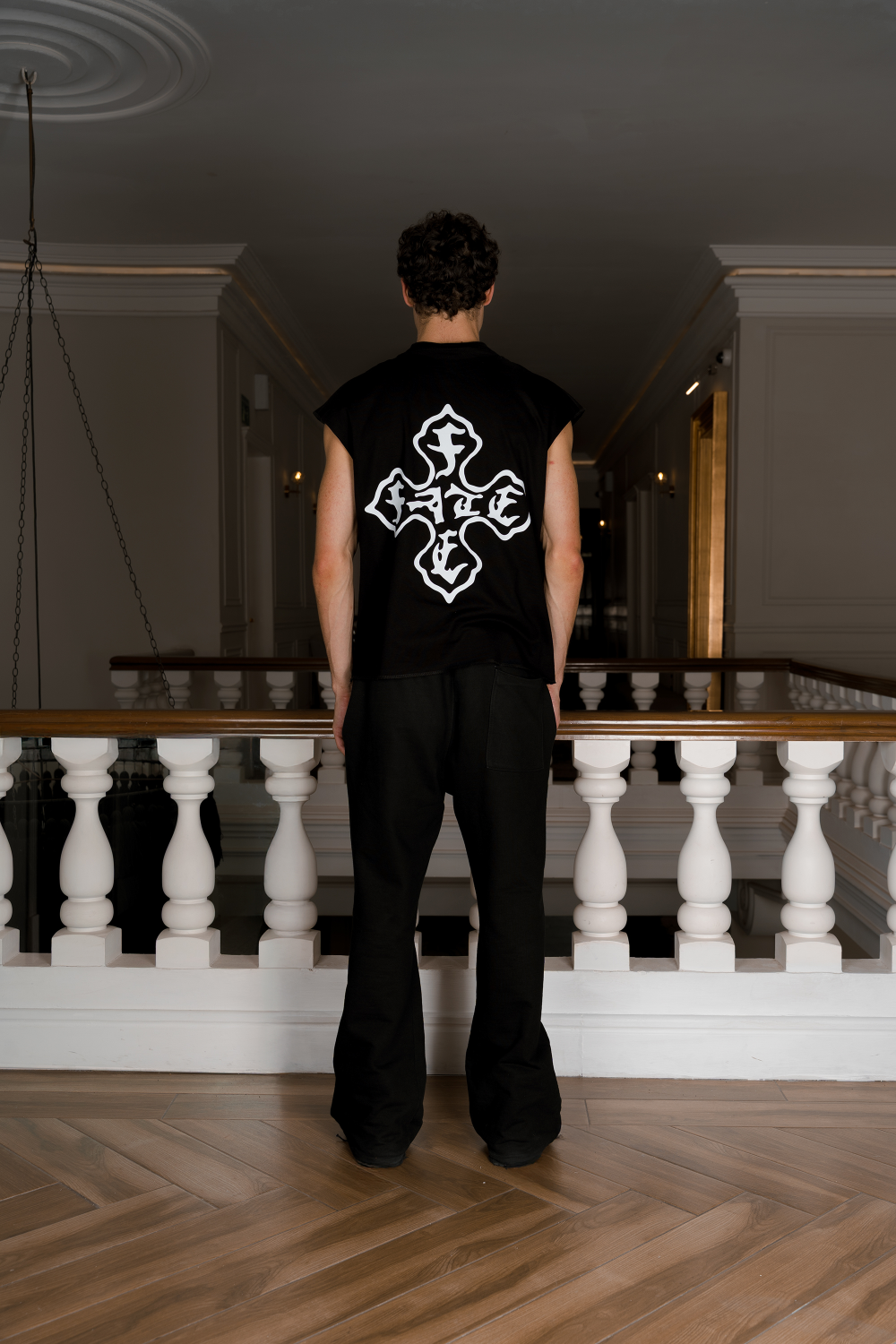 Cross Of Fate Tank Top Black