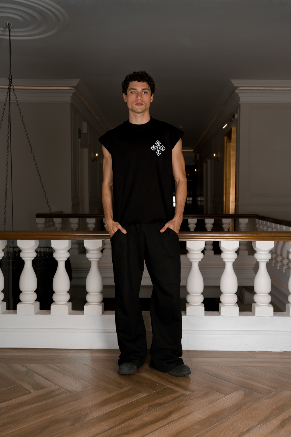 Cross Of Fate Tank Top Black