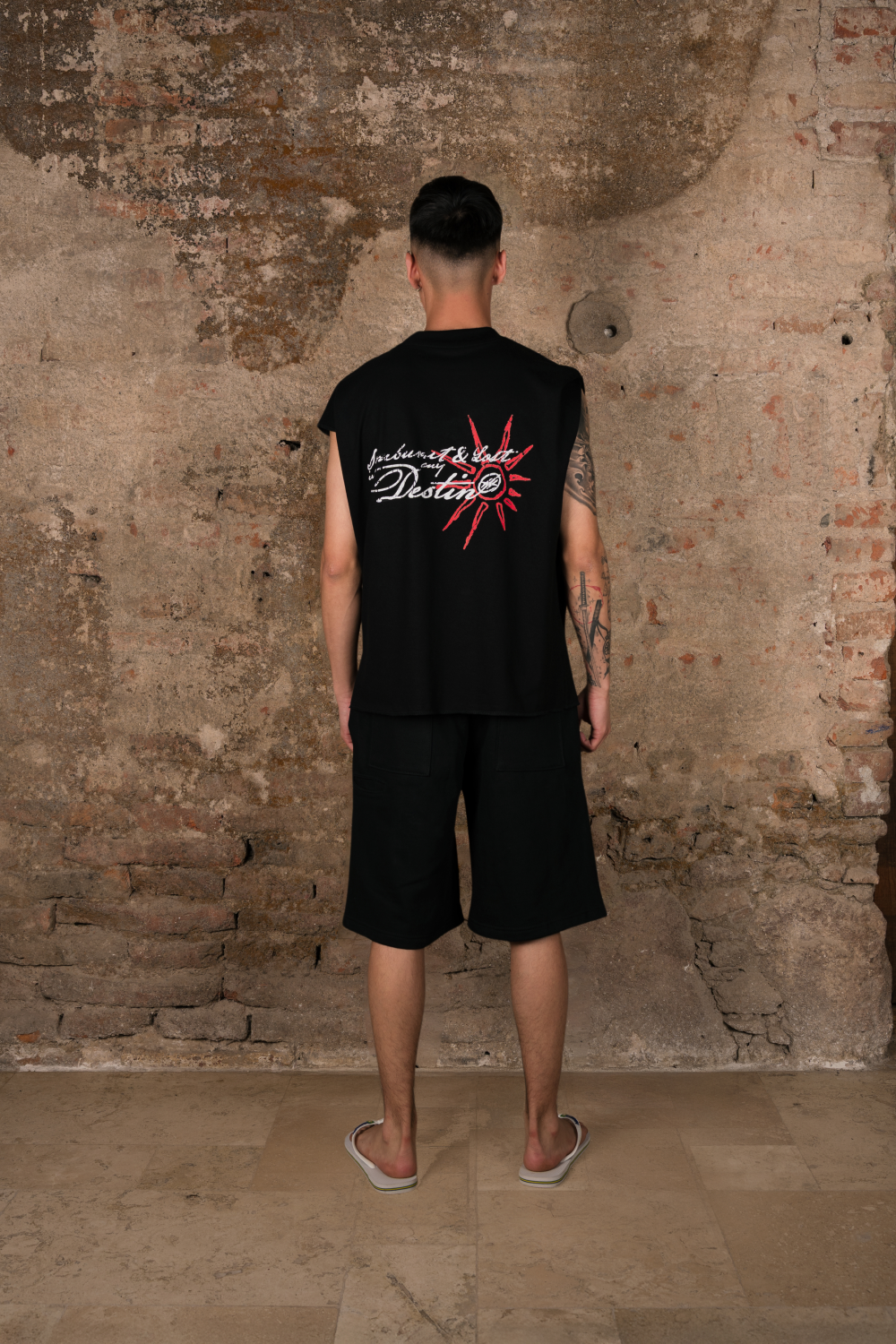 Tanned Donkey Tank Top Black