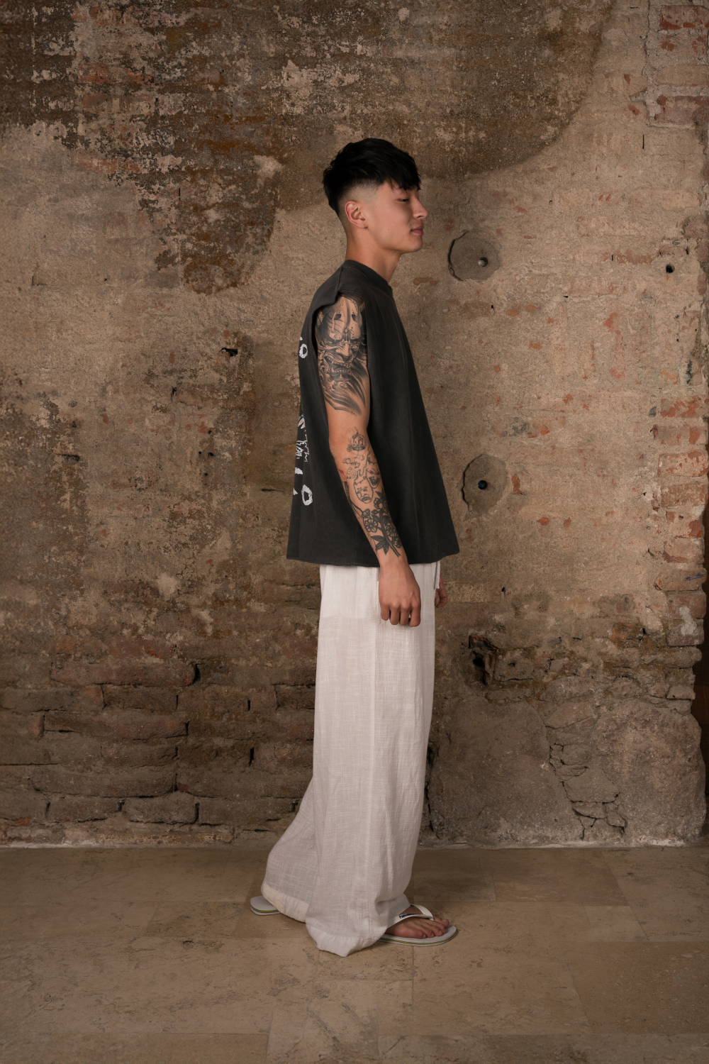 Golfo de Mexico Tank Top Washed Grey