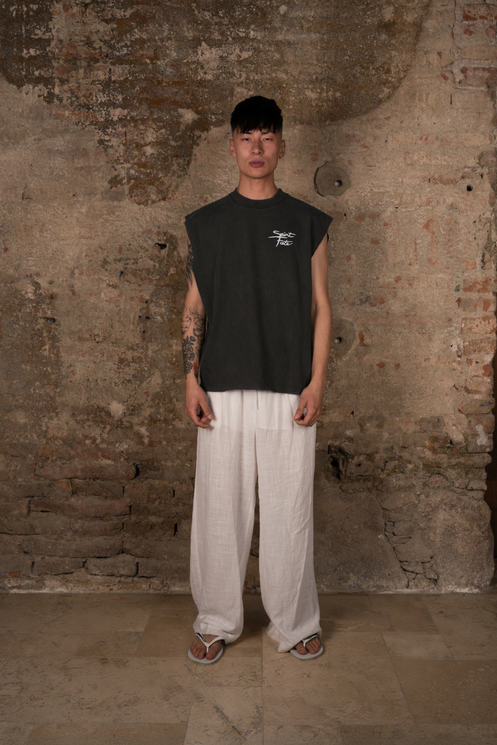 Golfo de Mexico Tank Top Washed Grey