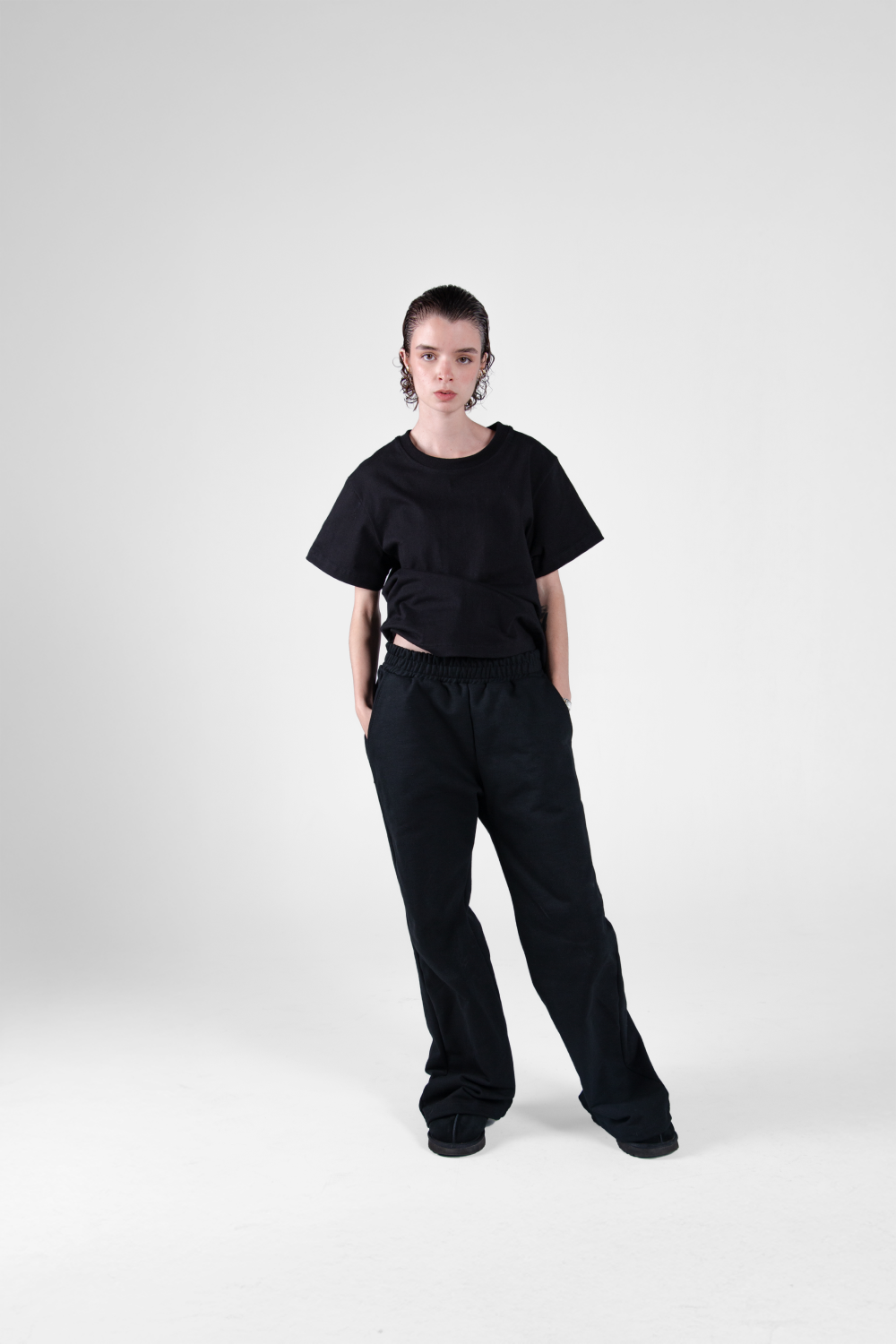 Vantablack Flare Pants