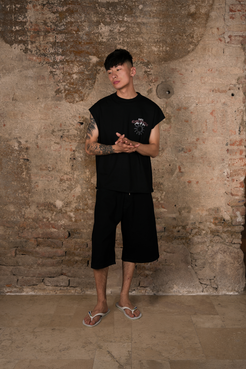 Sins & Sun Tank Top Black