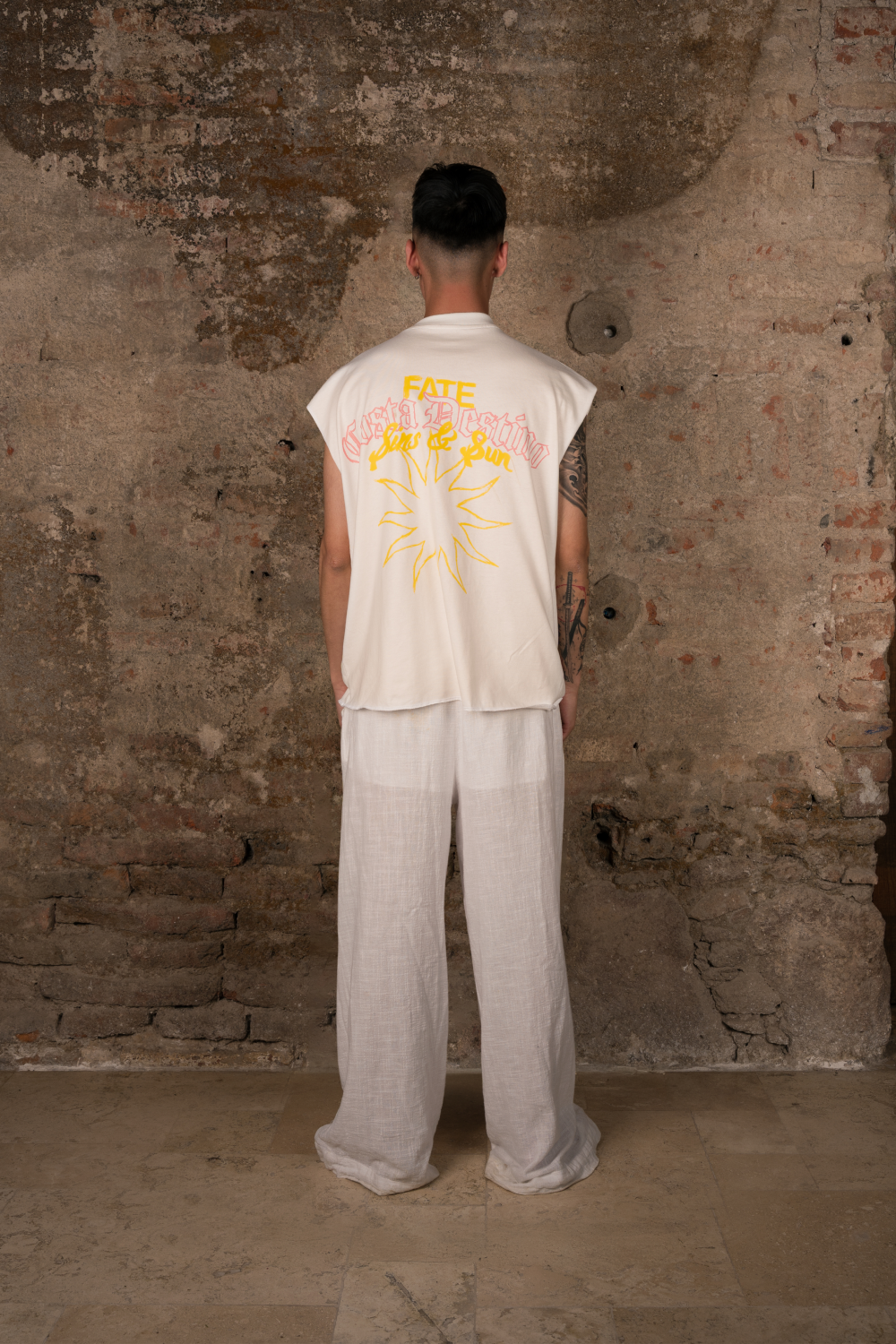 Sins & Sun Tank Top Ivory