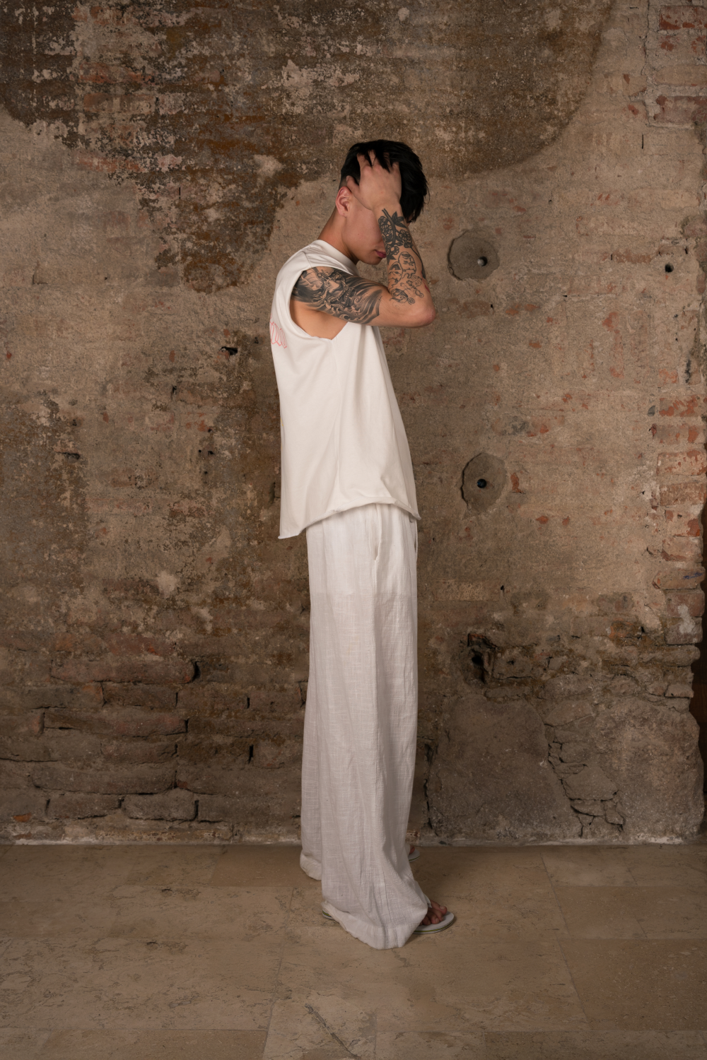 Sins & Sun Tank Top Ivory