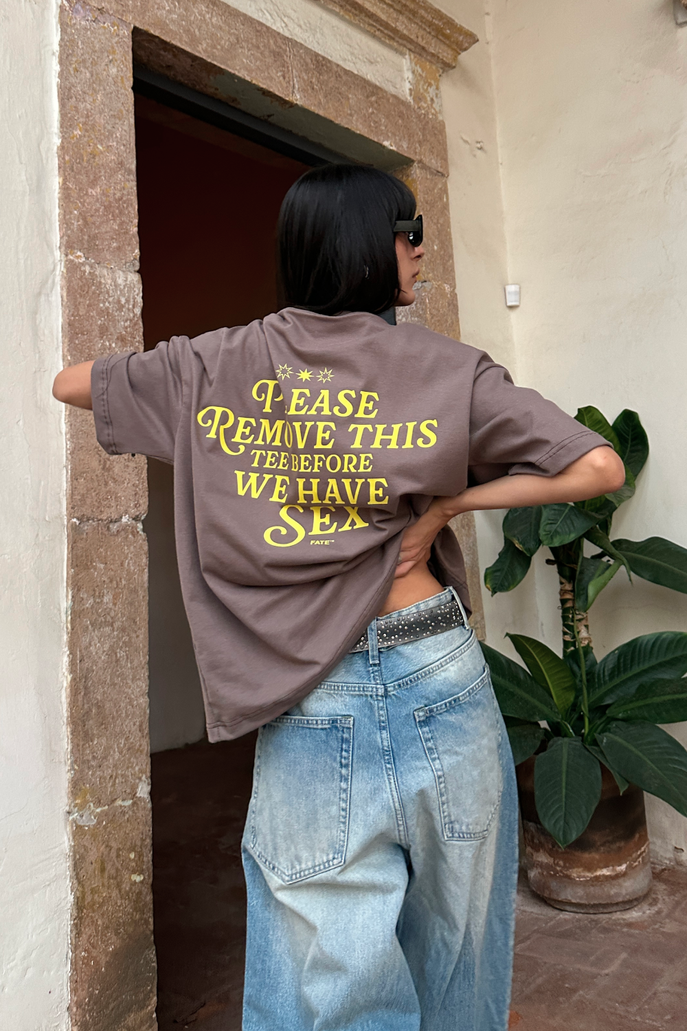 Please Remove This Tee Taupe