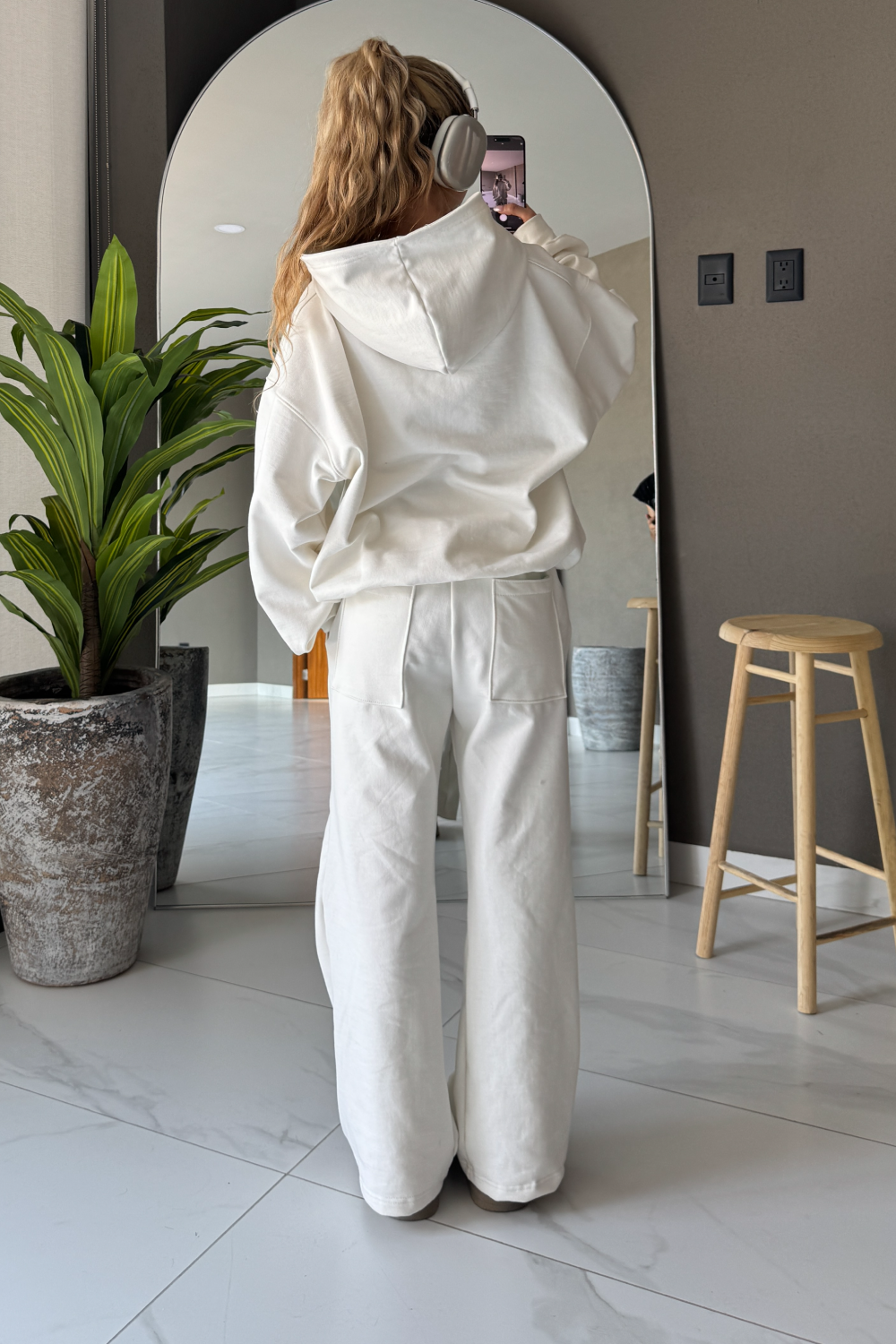 Ivory Flare Pants