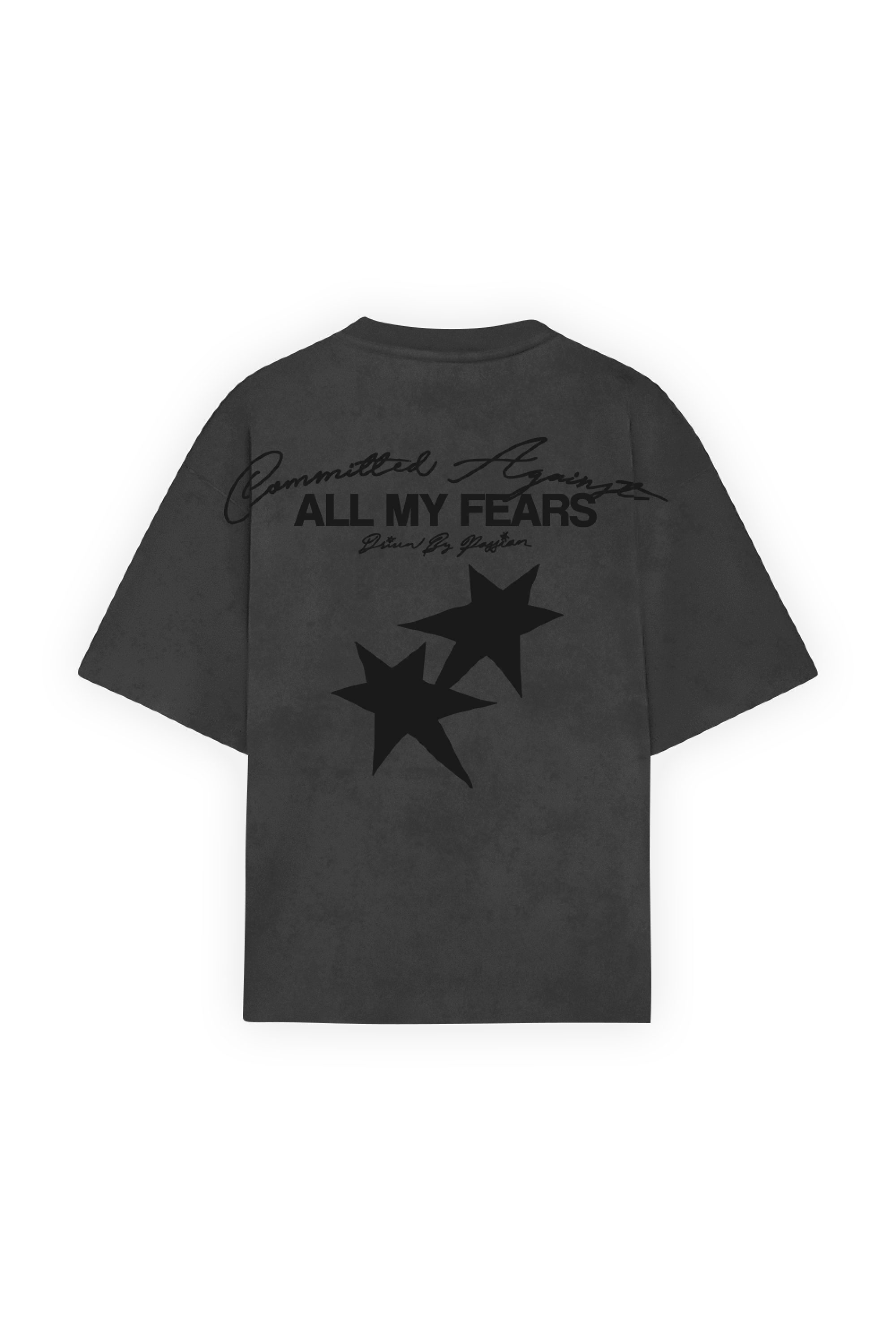 All My Fears Tee Washed Grey