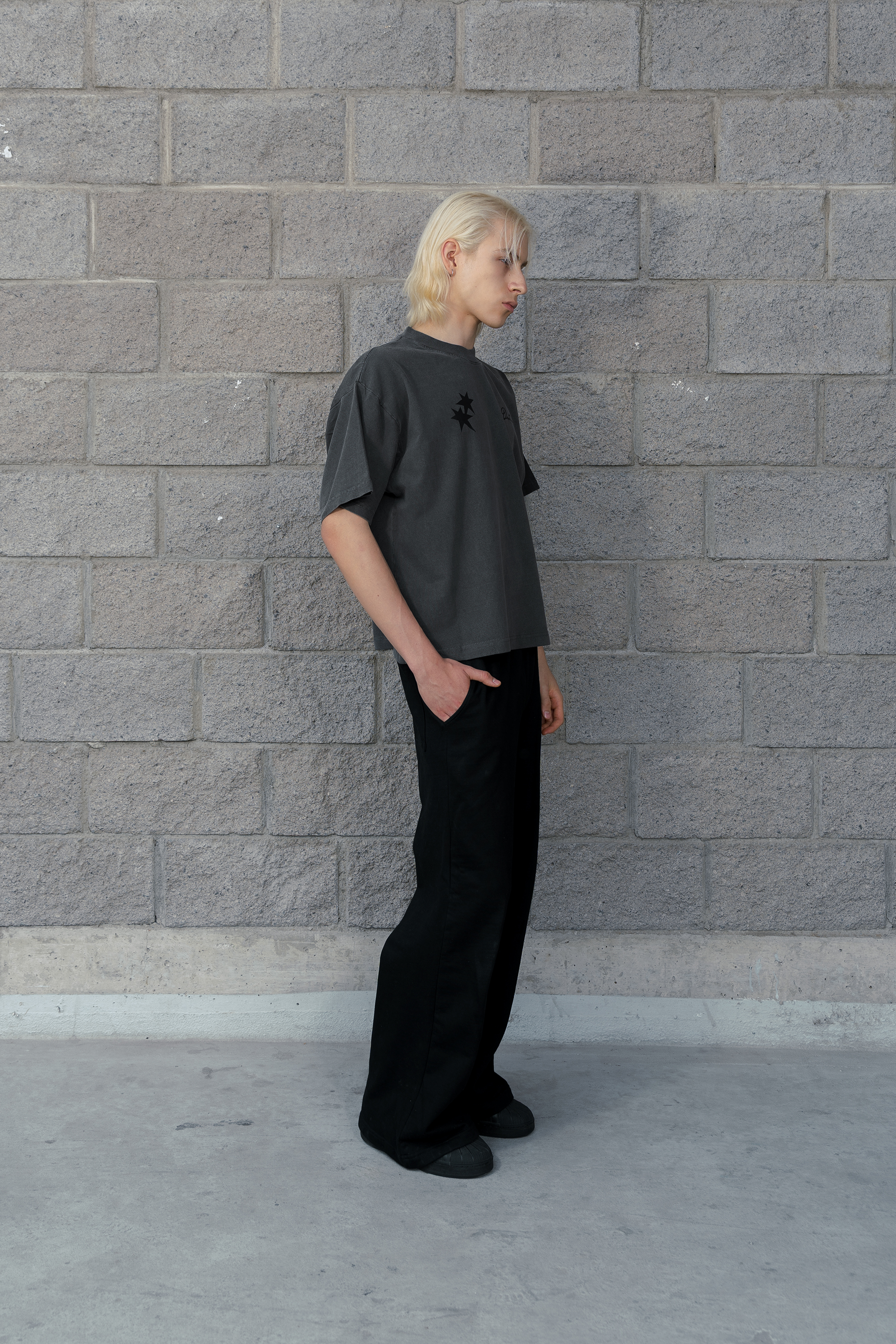 All My Fears Tee Washed Grey