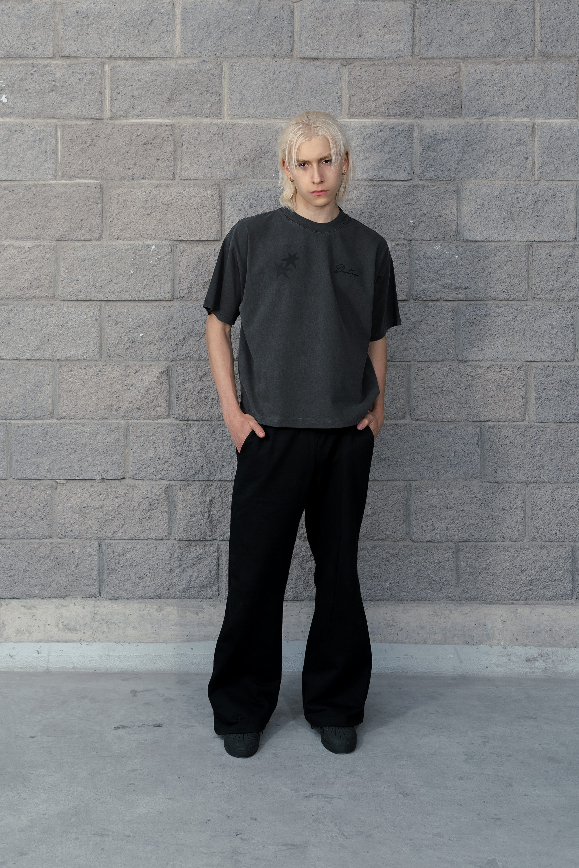 All My Fears Tee Washed Grey