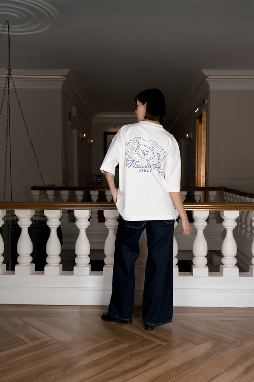 Crown Tee Ivory
