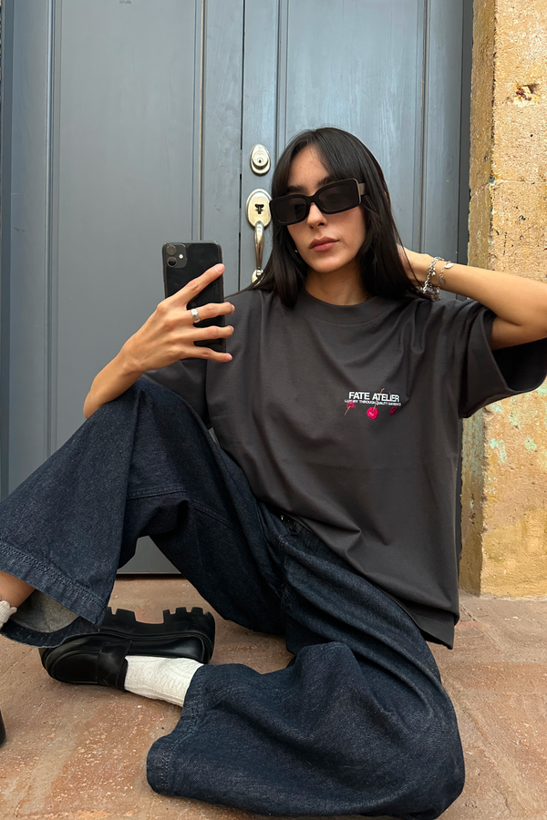 Wine Atelier Tee Oxford Grey