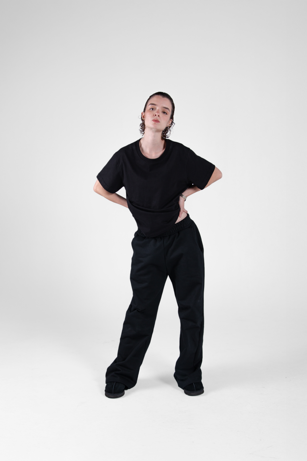 Vantablack Flare Pants