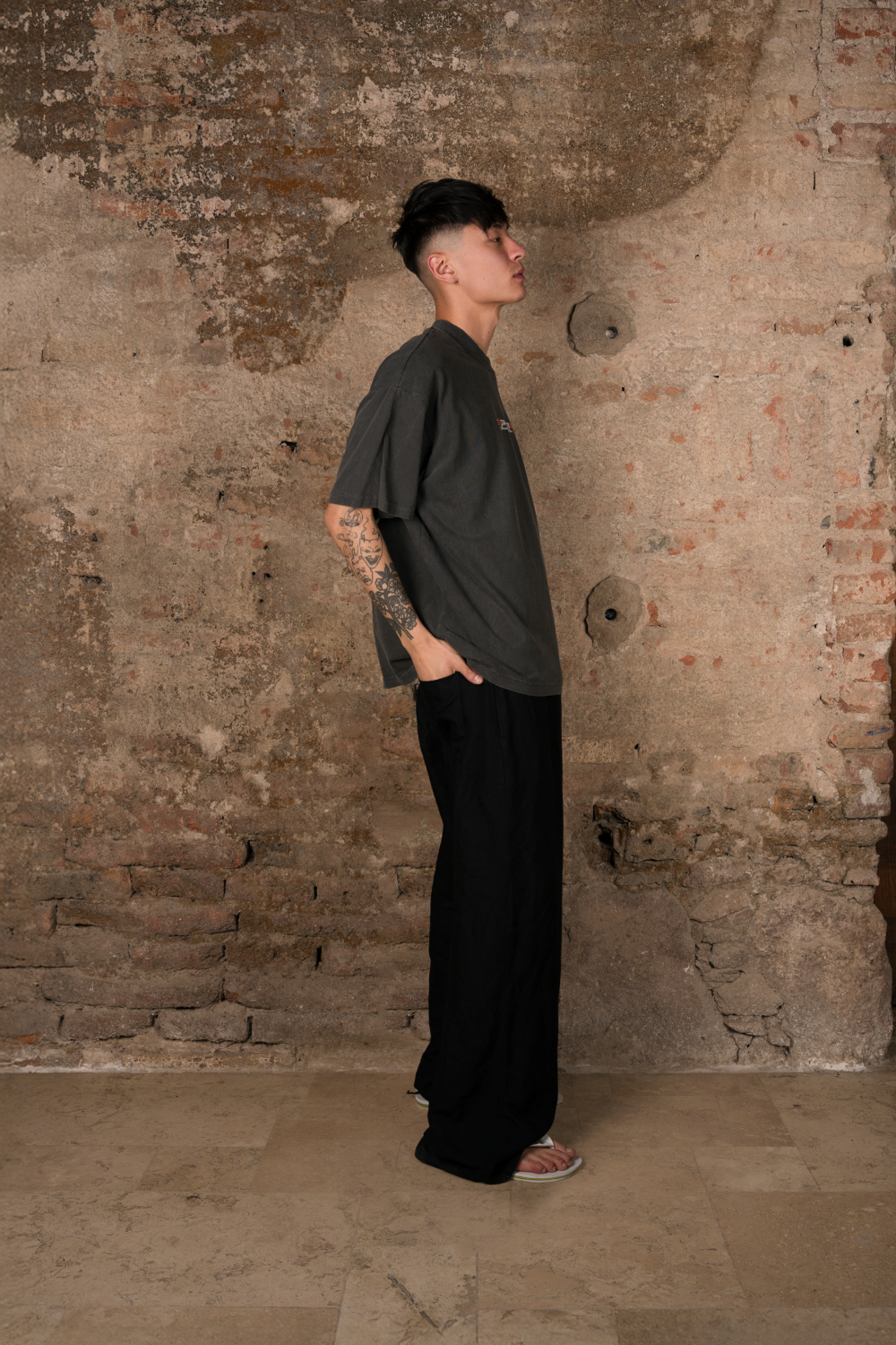 Sunkissed Cowboy Tee Washed Grey