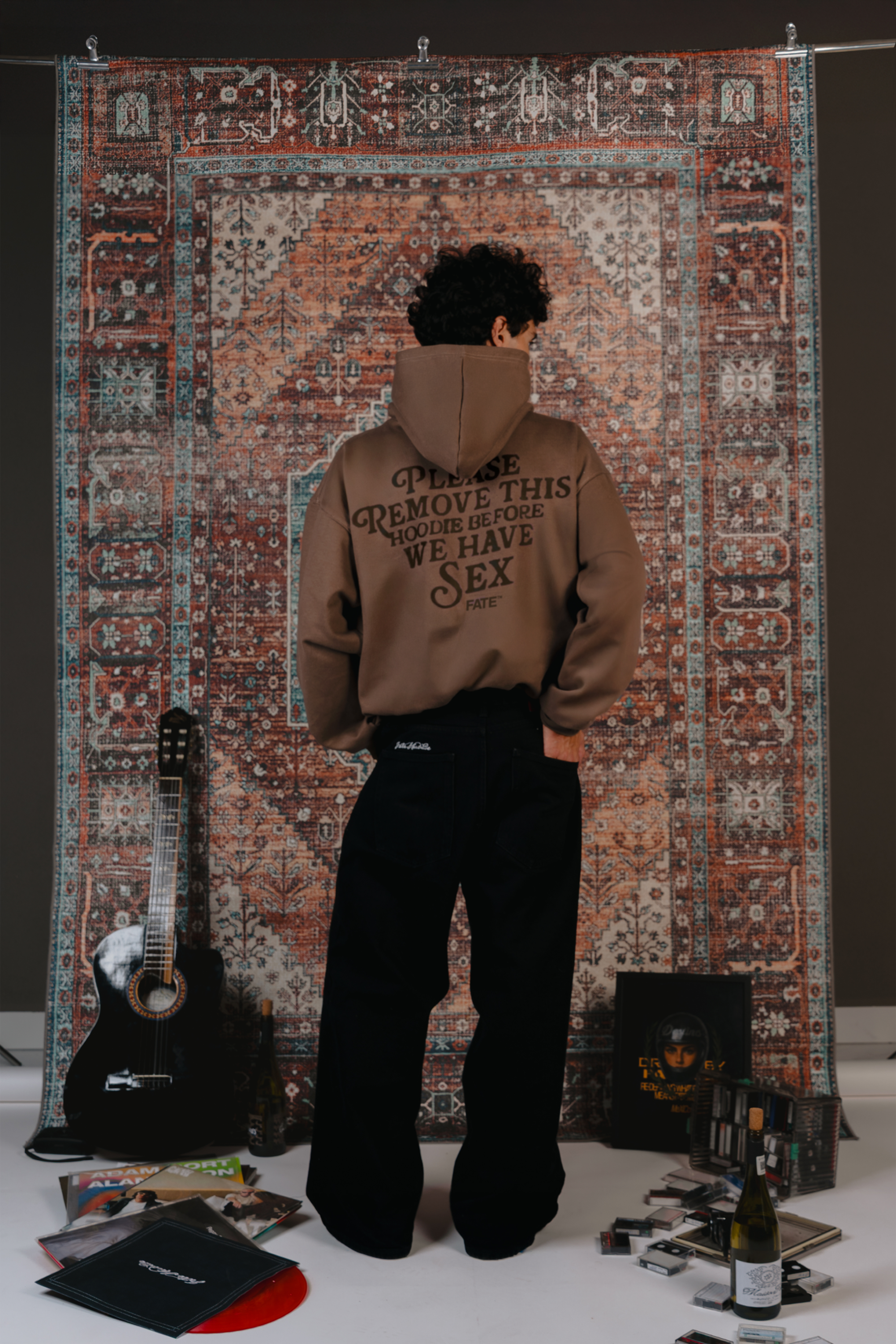 Please Remove This Hoodie Mocha Brown