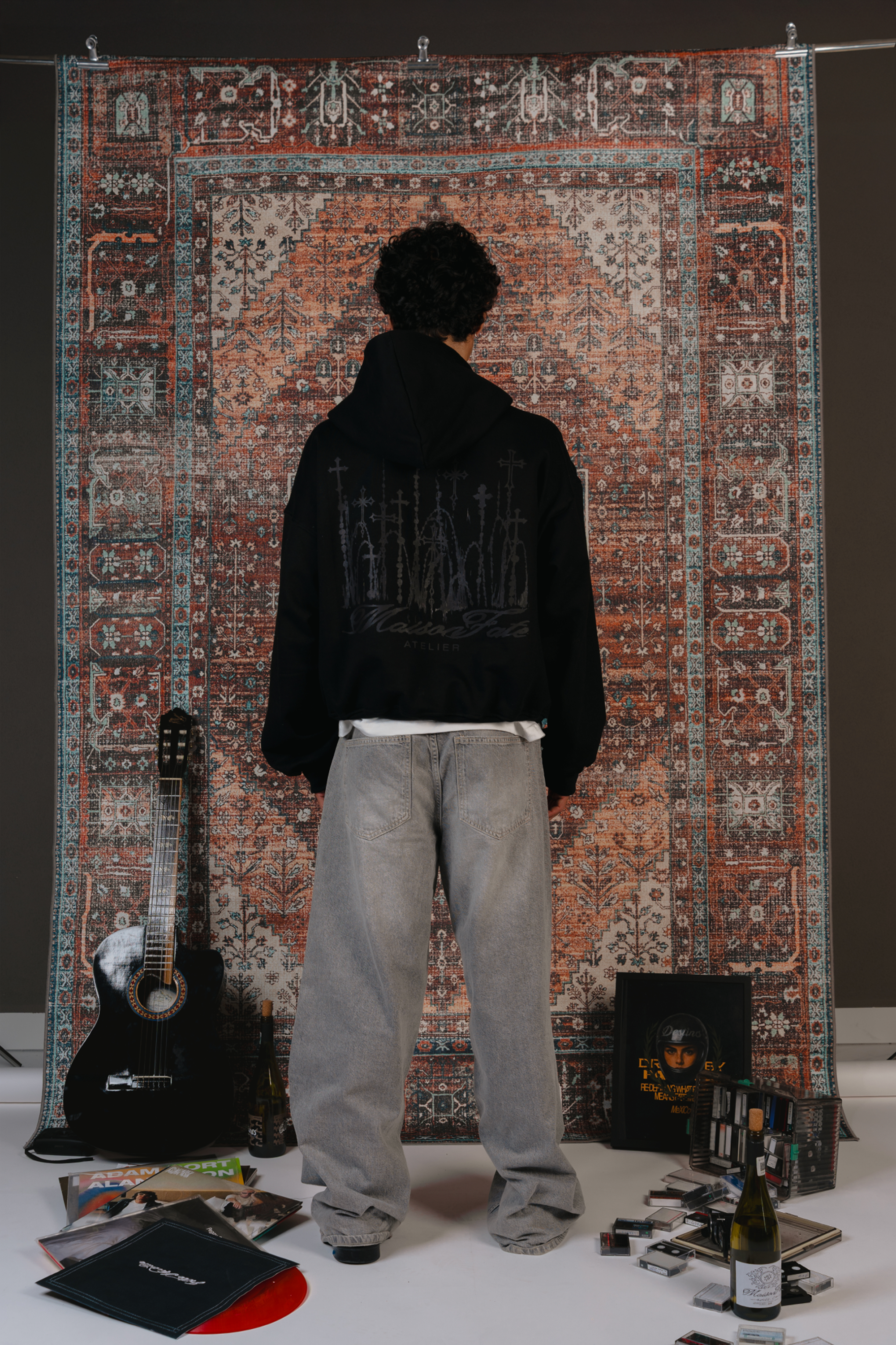 Cathedral Zip Hoodie Vantablack