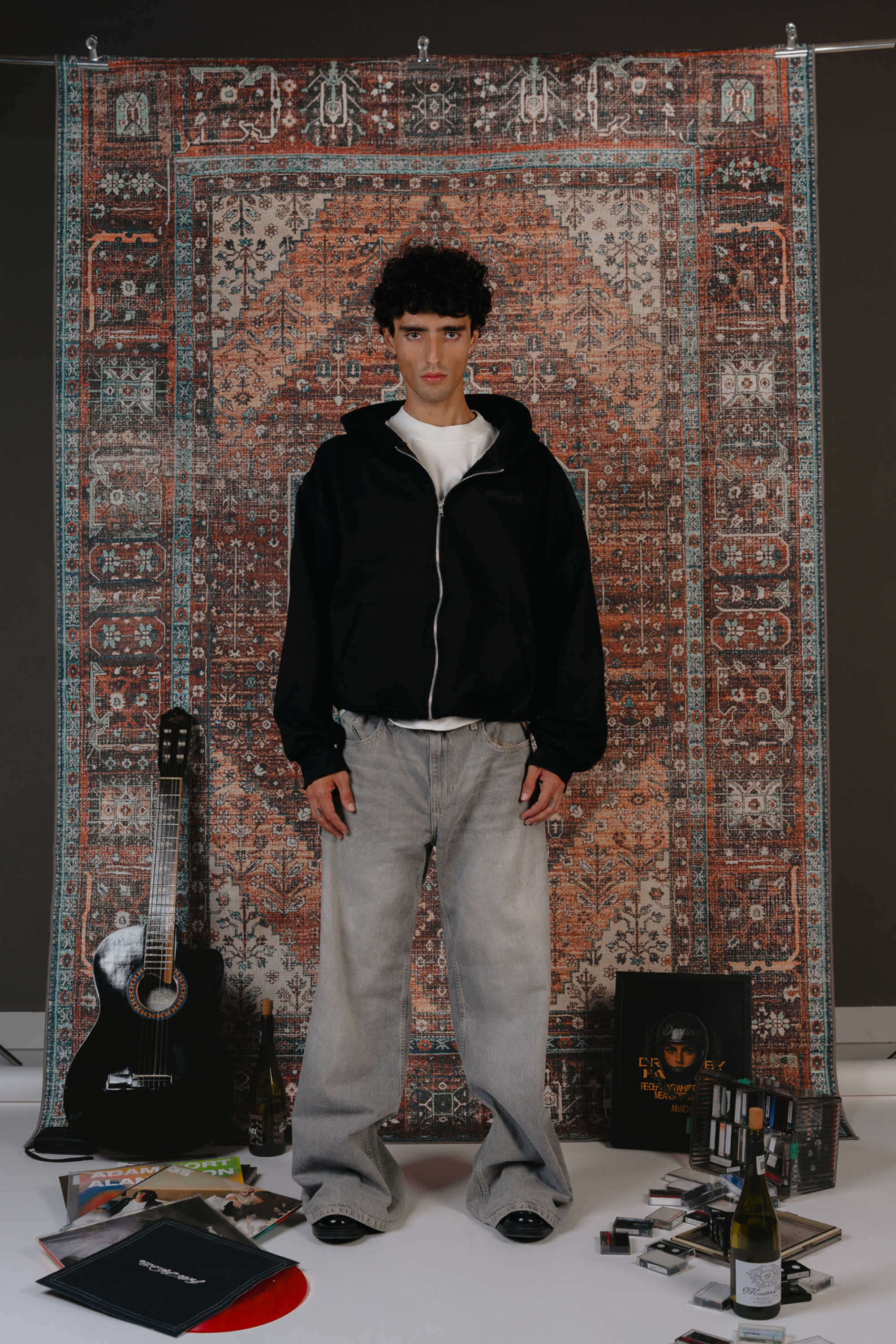 Cathedral Zip Hoodie Vantablack