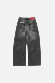 WB Jeans Distressed Shadow Black