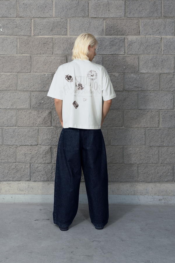 Sepia Gems Tee Ivory