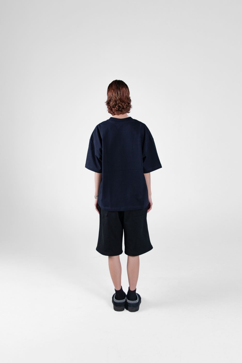 Boxy Tee Navy Blue 250 GSM