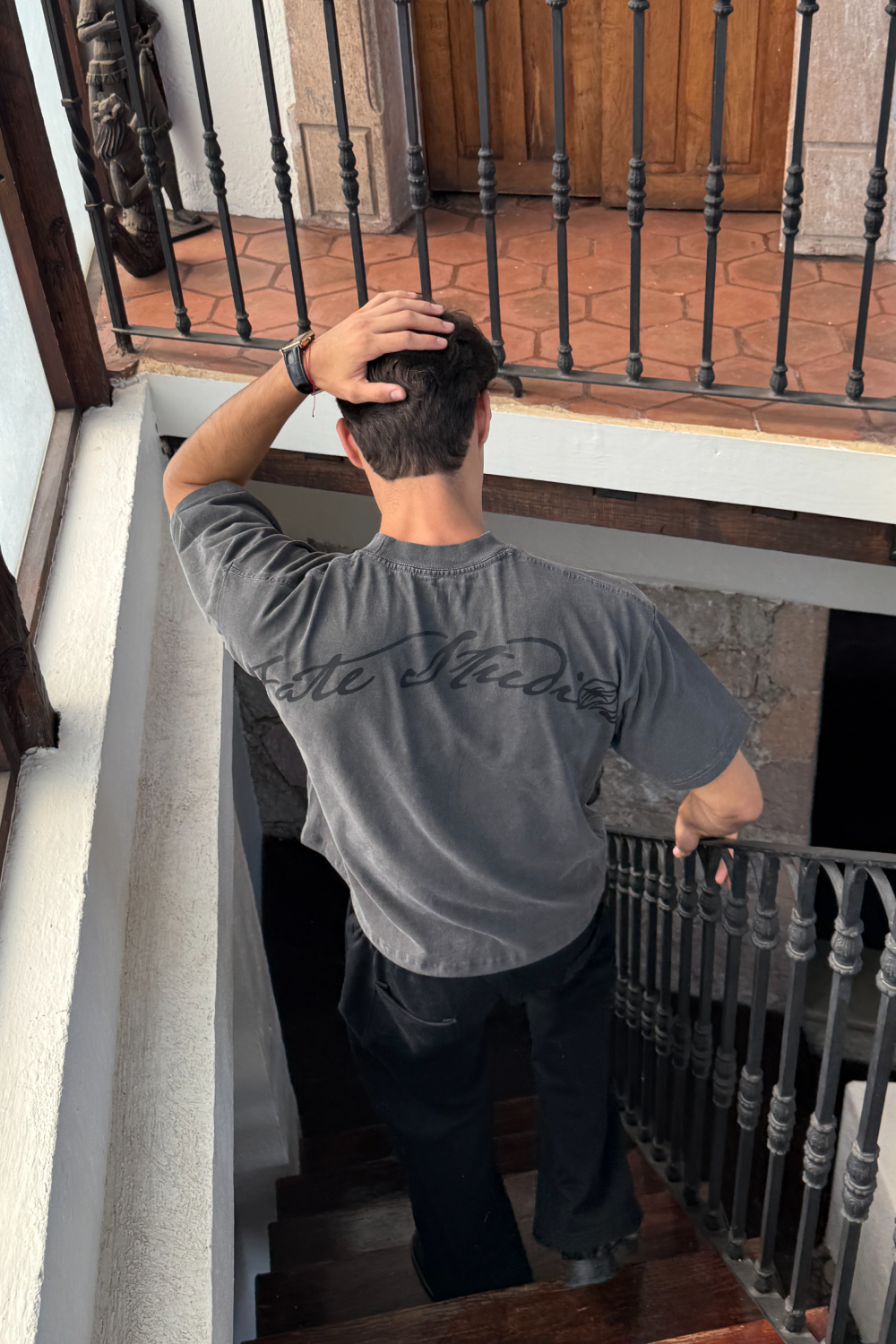 Fate Studios Tee Washed Grey