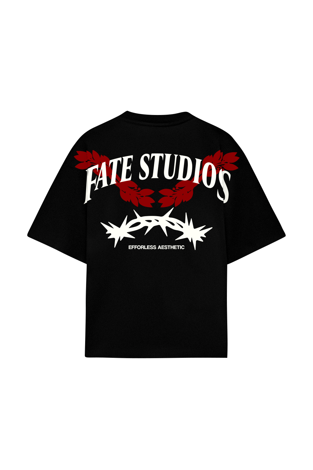 Laurels & Spikes Tee Black