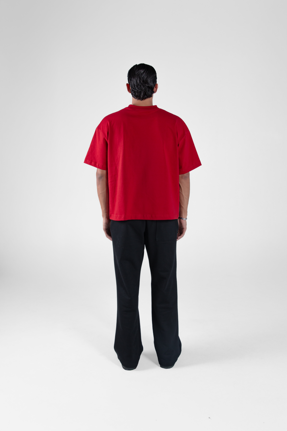 Boxy Tee Red 250 GSM