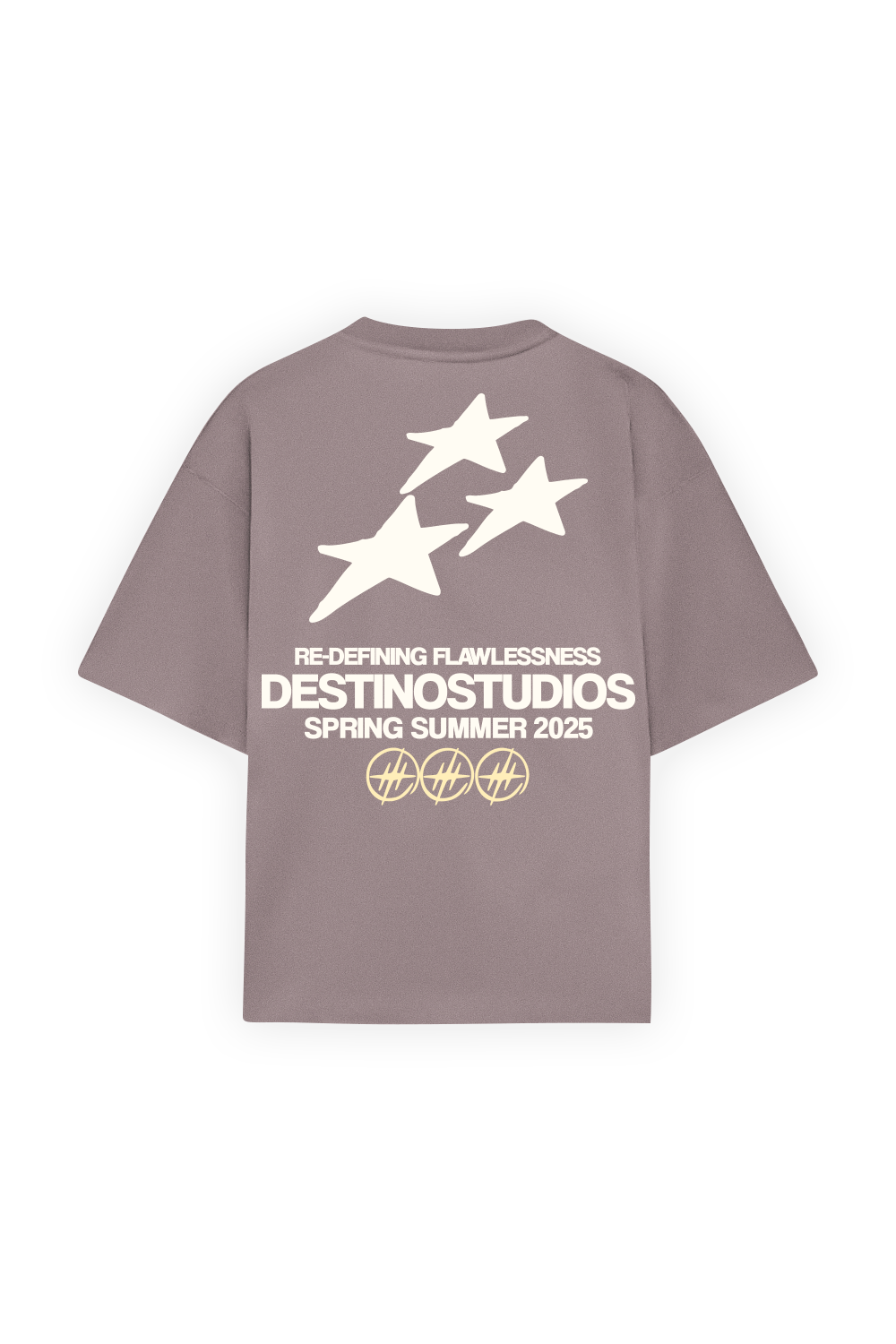Triple Star Tee Taupe