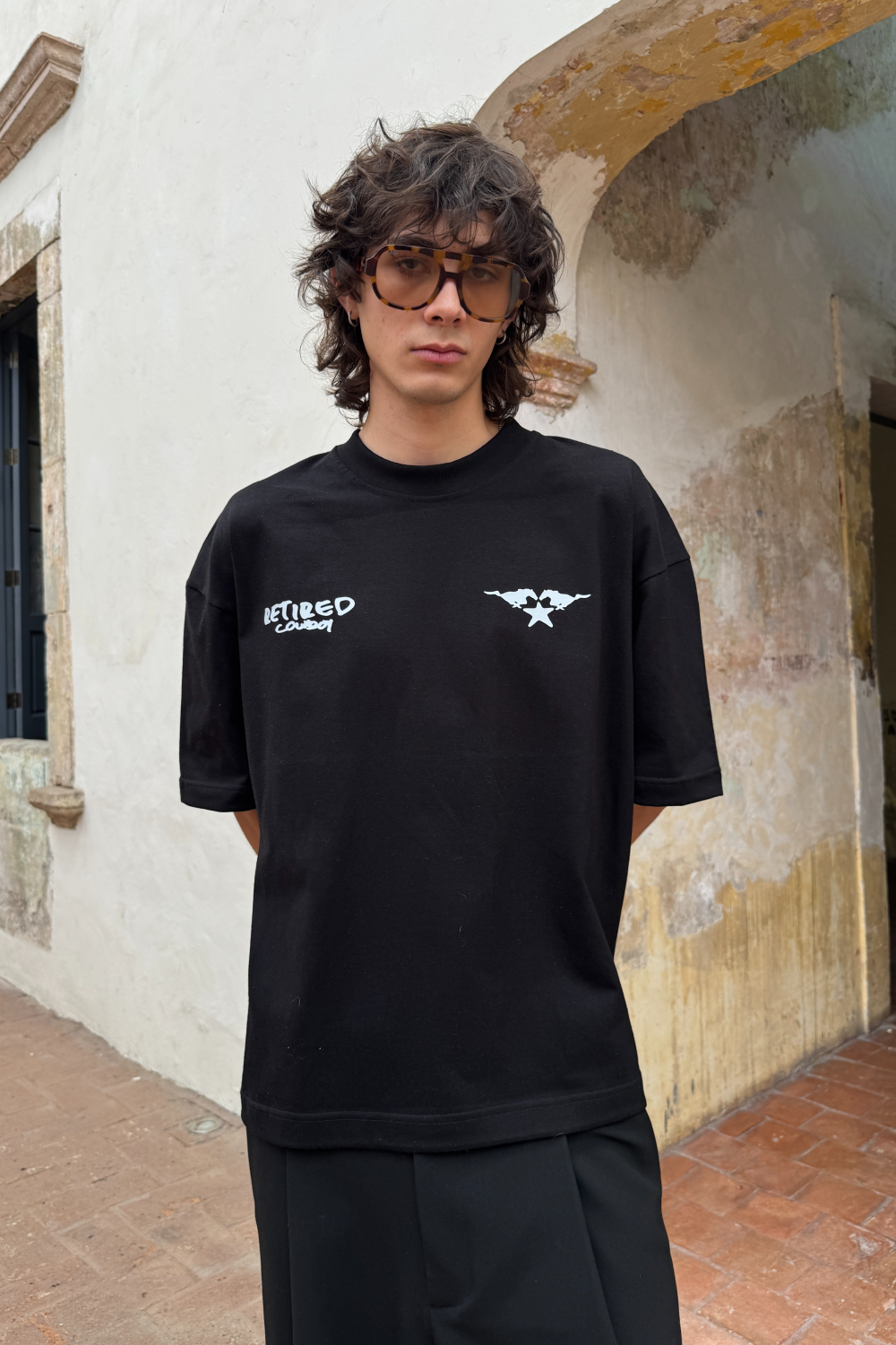Authentic Cowboy Tee Black