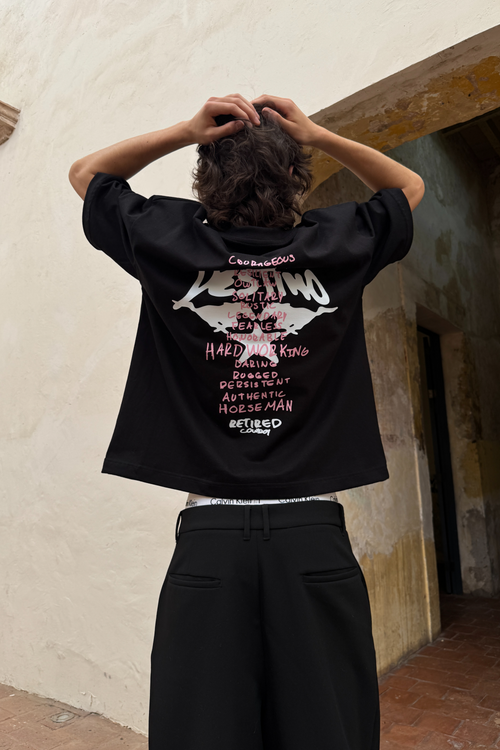 Authentic Cowboy Tee Black