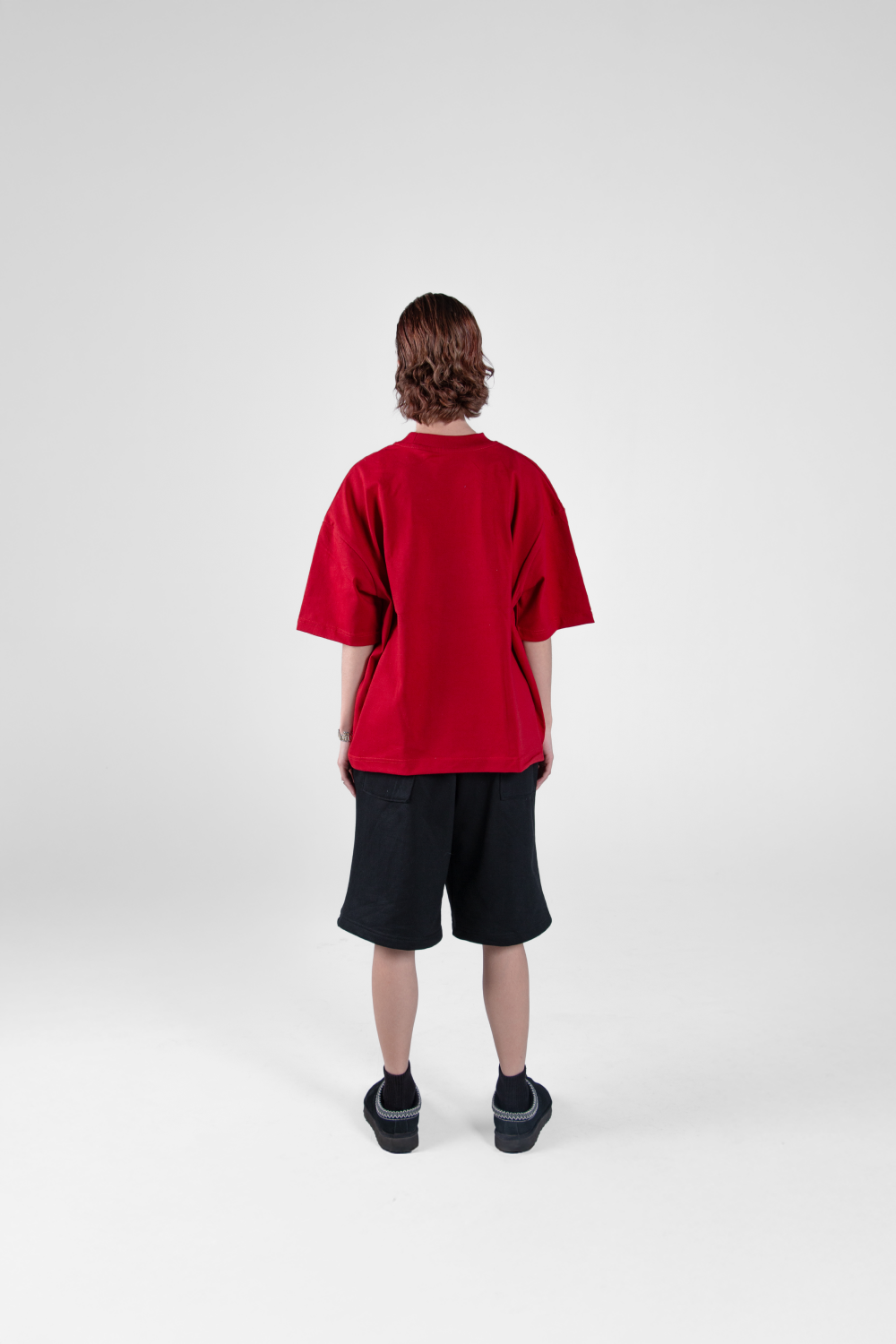 Boxy Tee Red 250 GSM