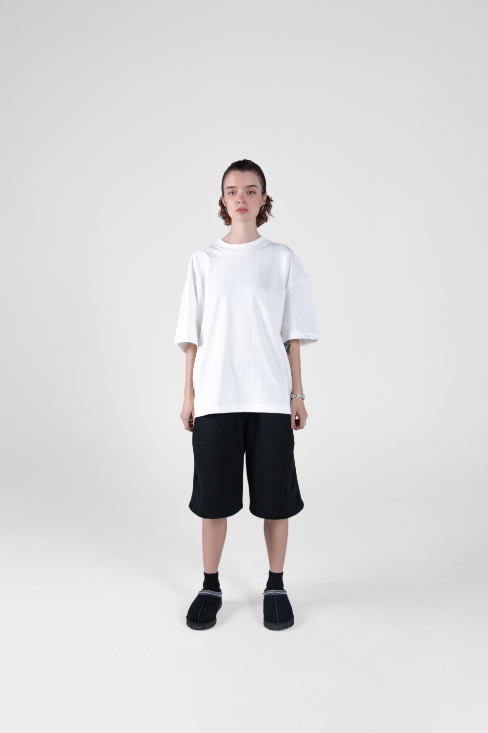 Boxy Tee White 250 GSM