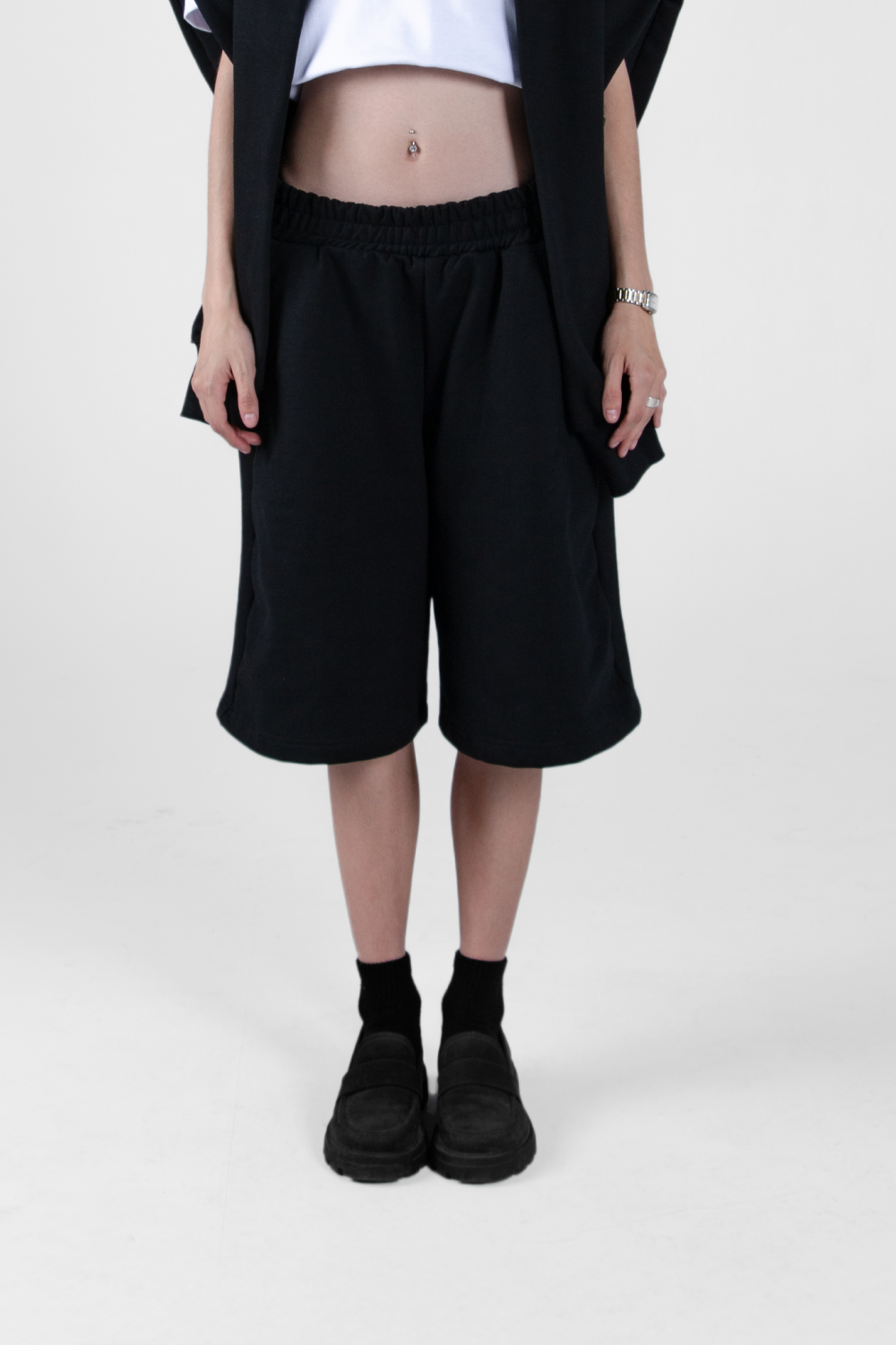 Vantablack Baggy Shorts 450 GSM
