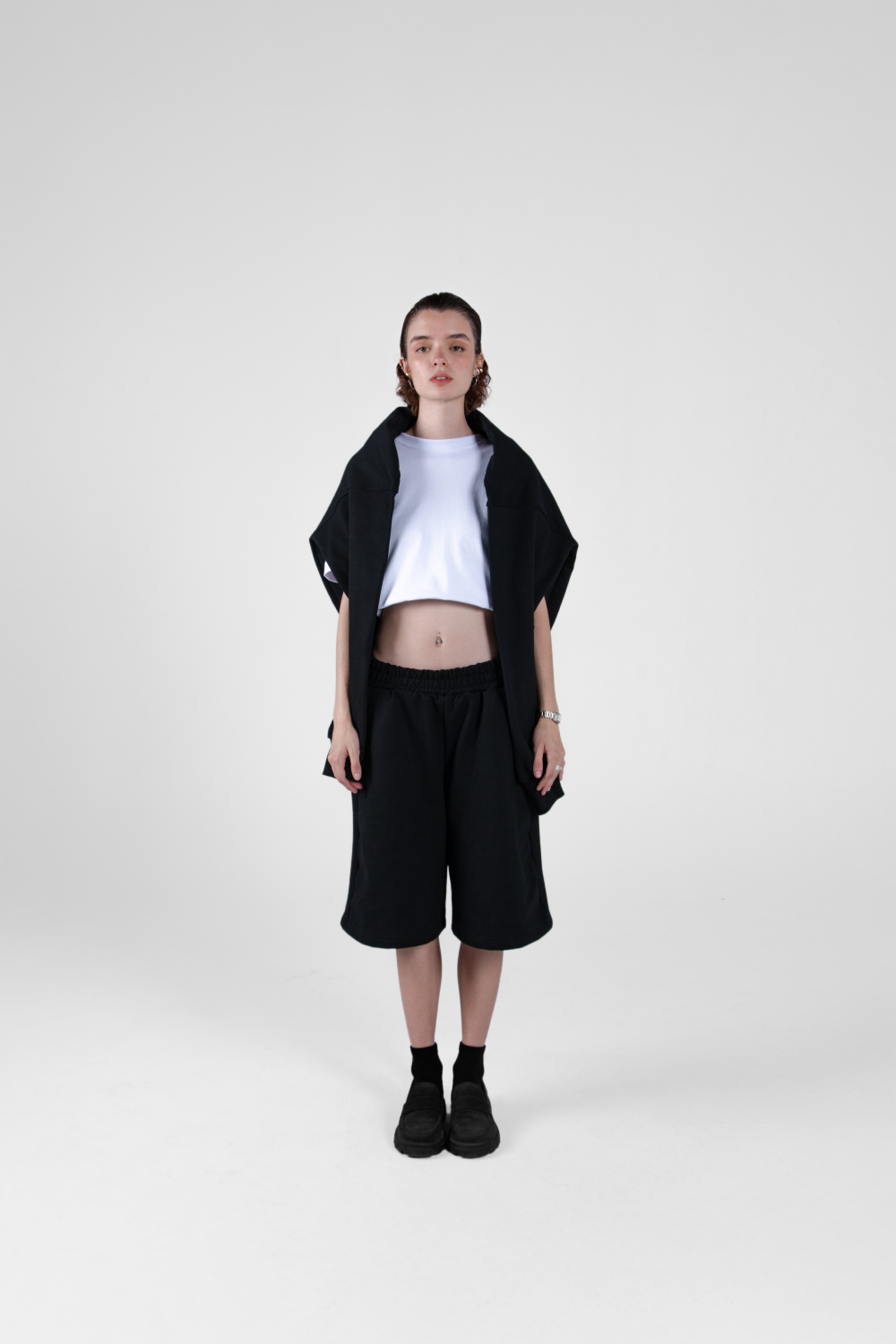 Vantablack Baggy Shorts 450 GSM