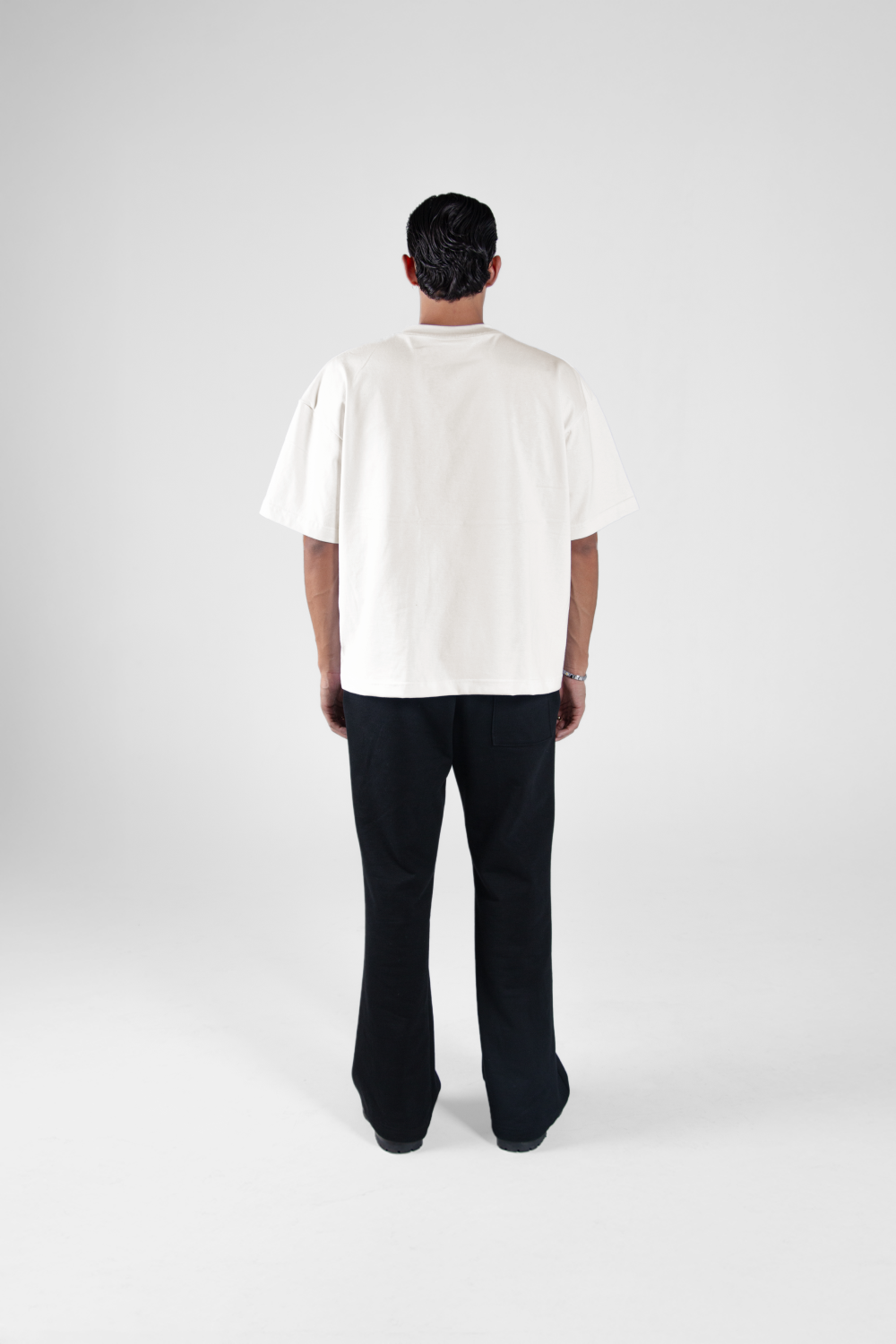 Boxy Tee Ivory 250 GSM