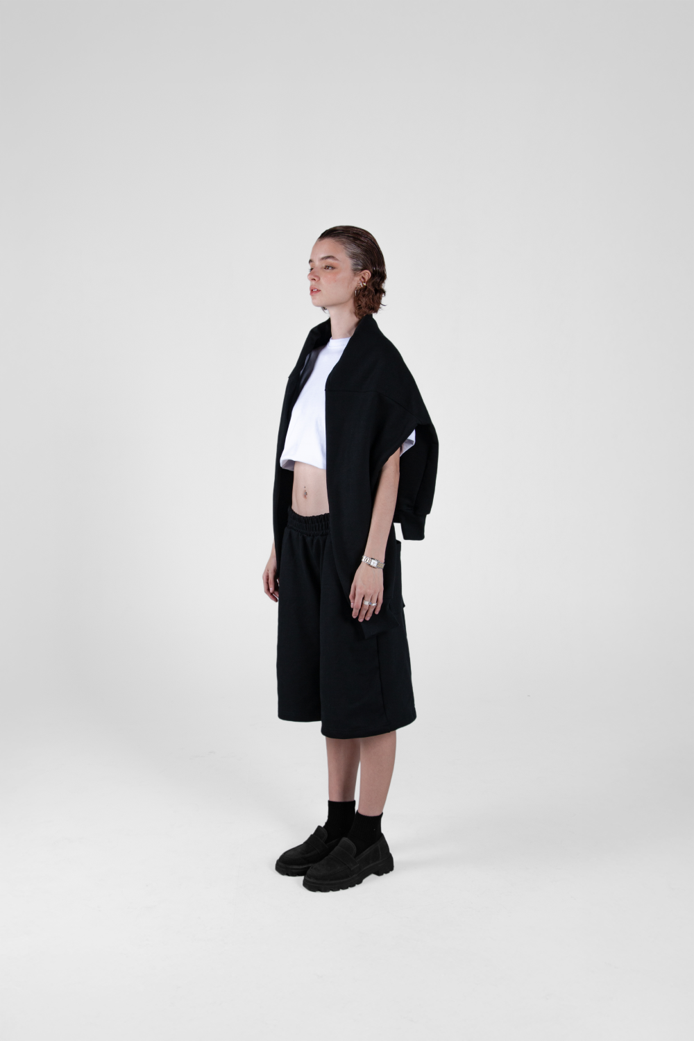Vantablack Baggy Shorts 450 GSM