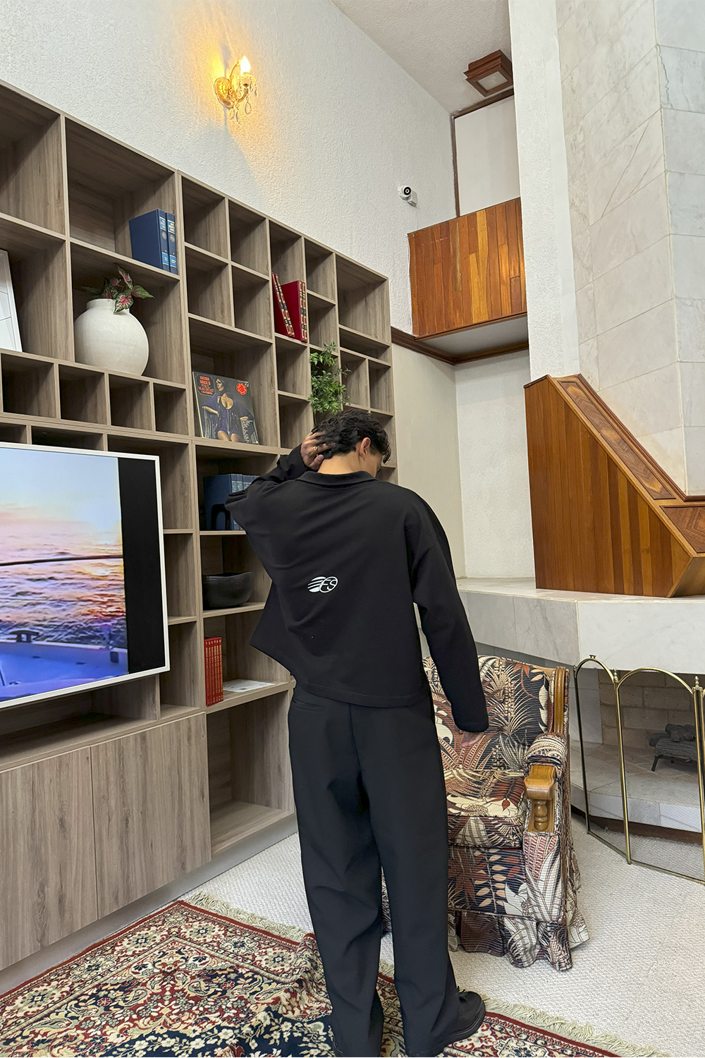 Impossible Is Nothing Longsleeve Polo Black