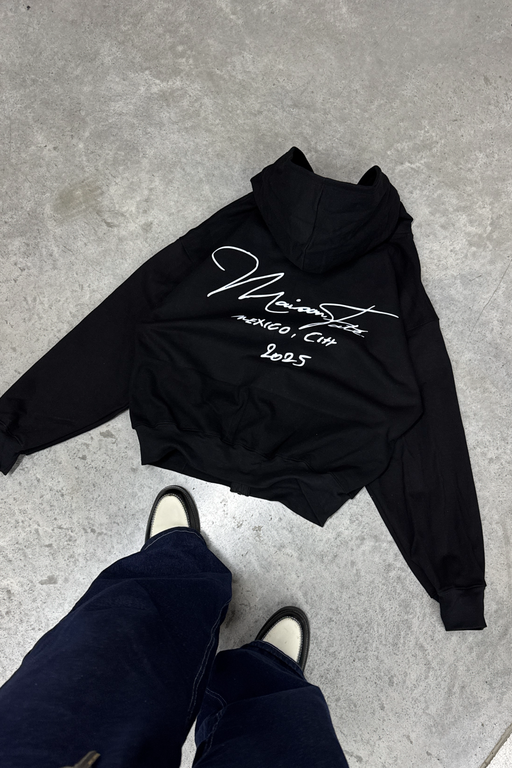 Maison 2025 Zip Hoodie Vantablack