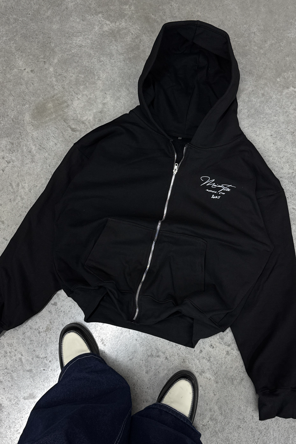 Maison 2025 Zip Hoodie Vantablack