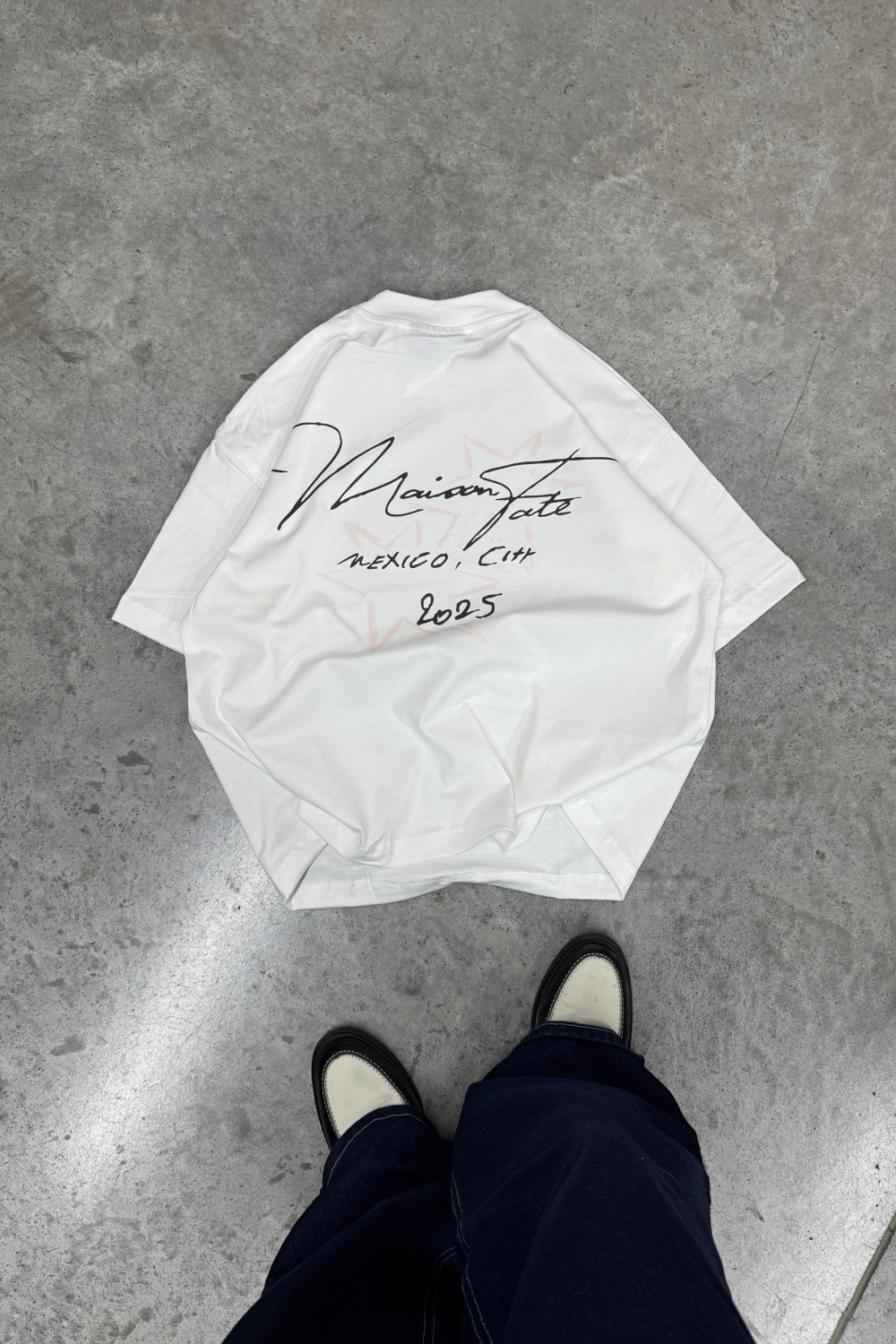 Maison Sparks Tee Ivory