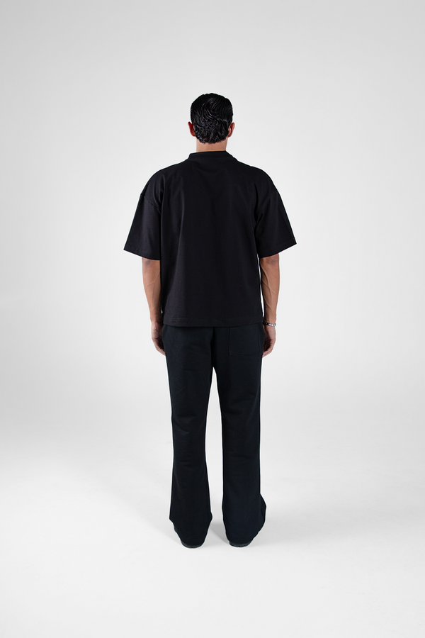 Boxy Tee Black 250 GSM