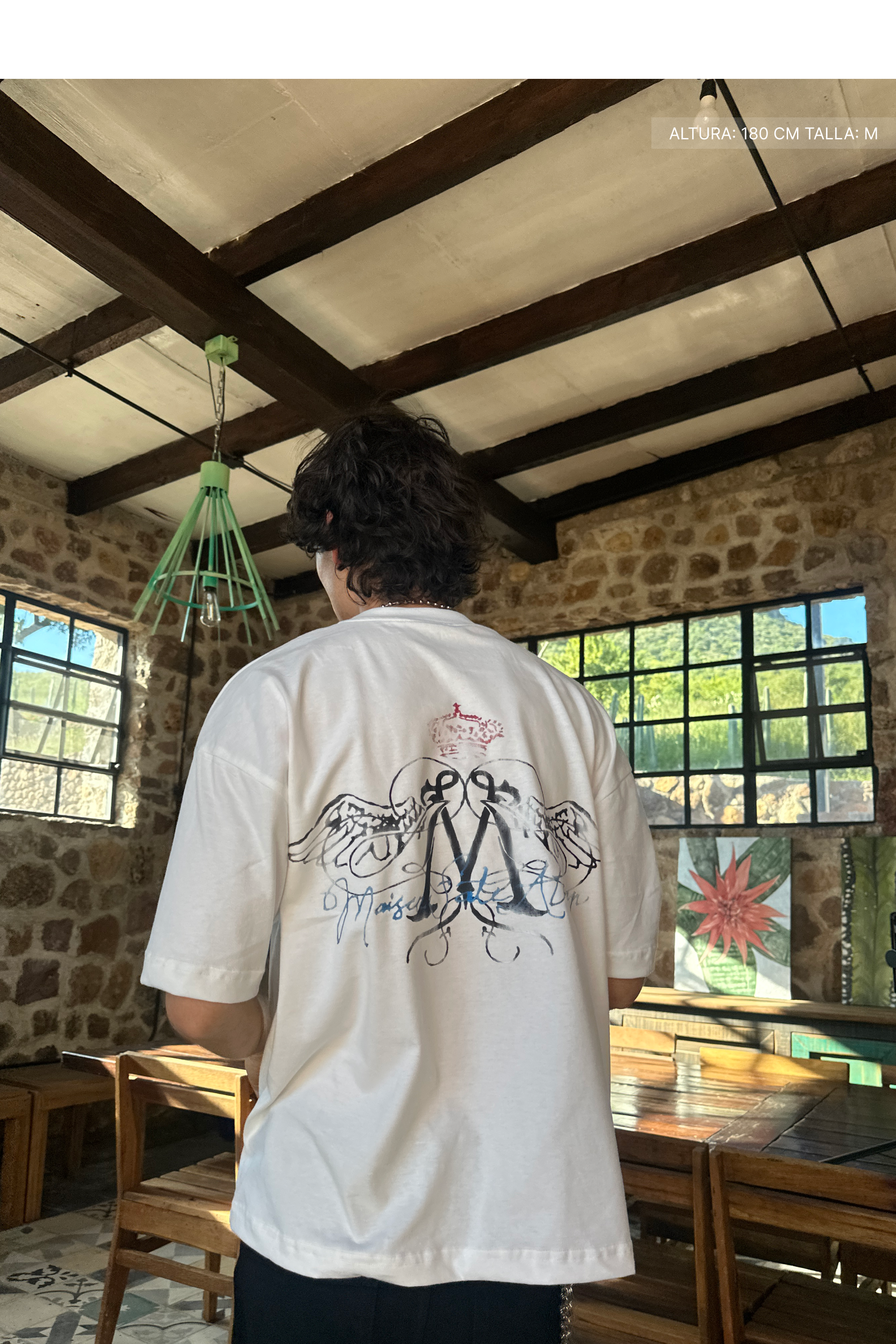 Maison Wings Tee Ivory