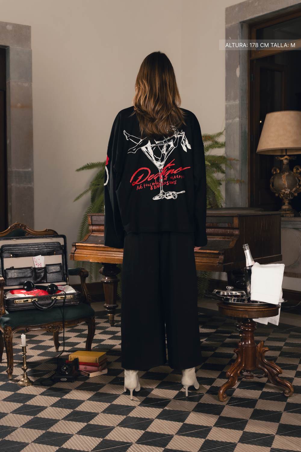 Martini & Bad Decisions Longsleeve Black