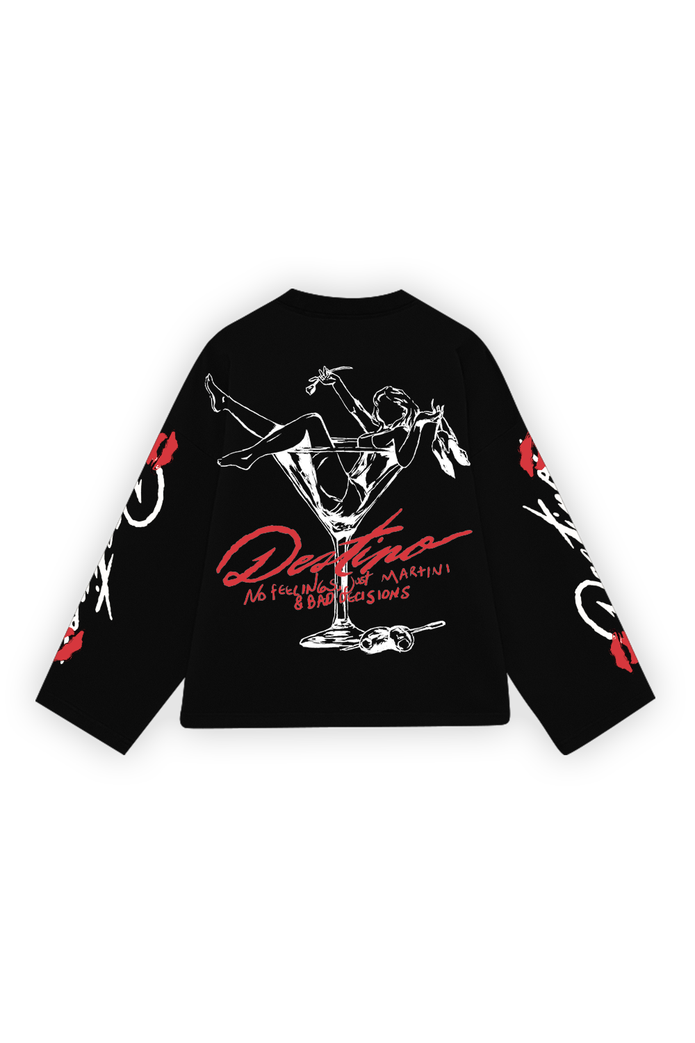 Martini & Bad Decisions Longsleeve Black