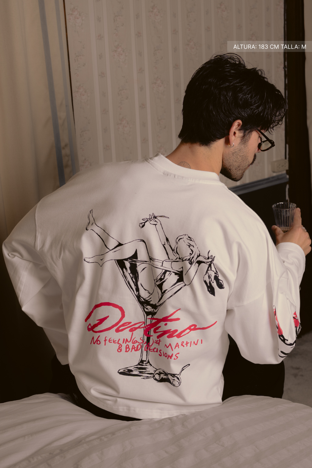 Martini & Bad Decisions Longsleeve Ivory