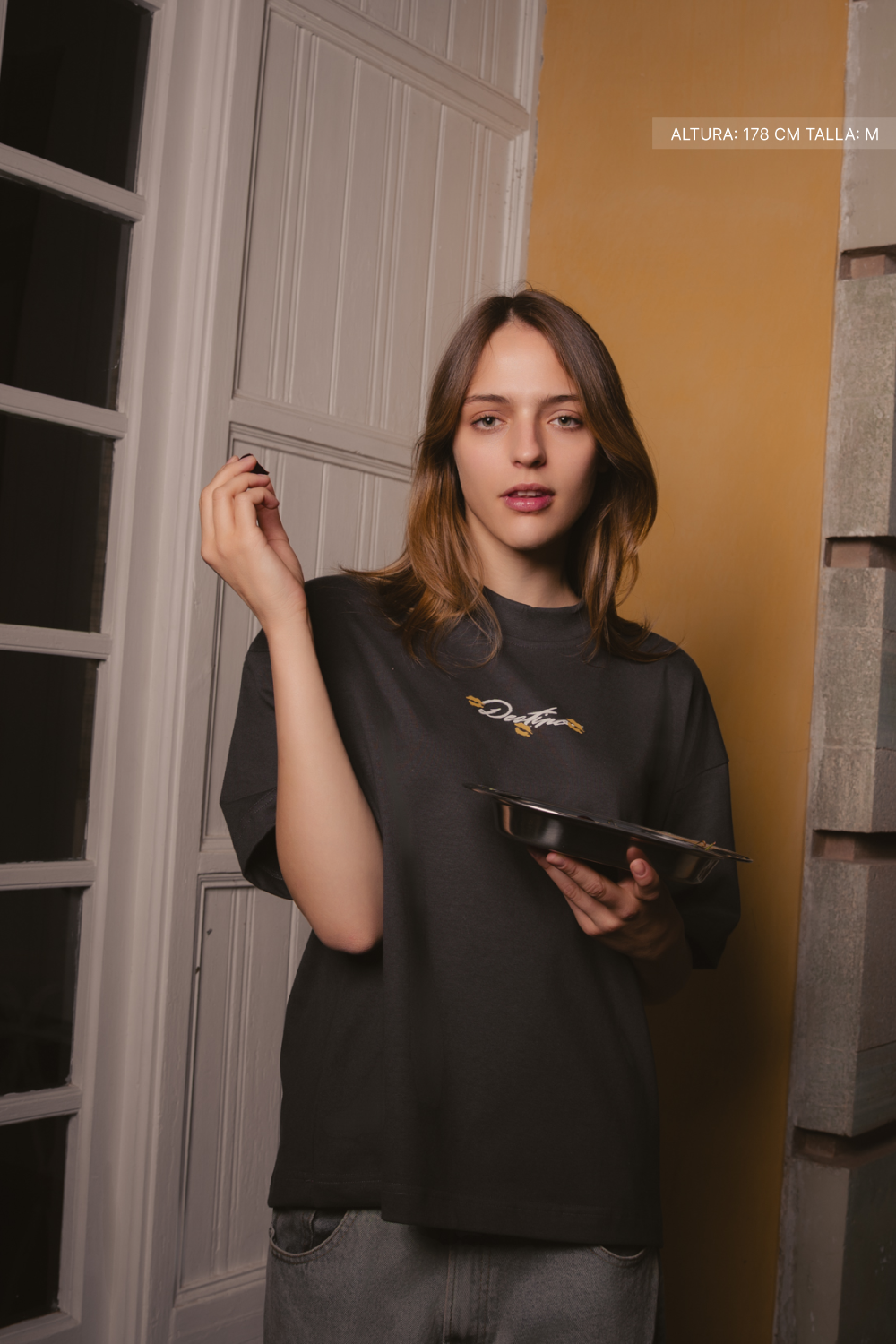 Martini & Bad Decisions Tee Oxford Grey